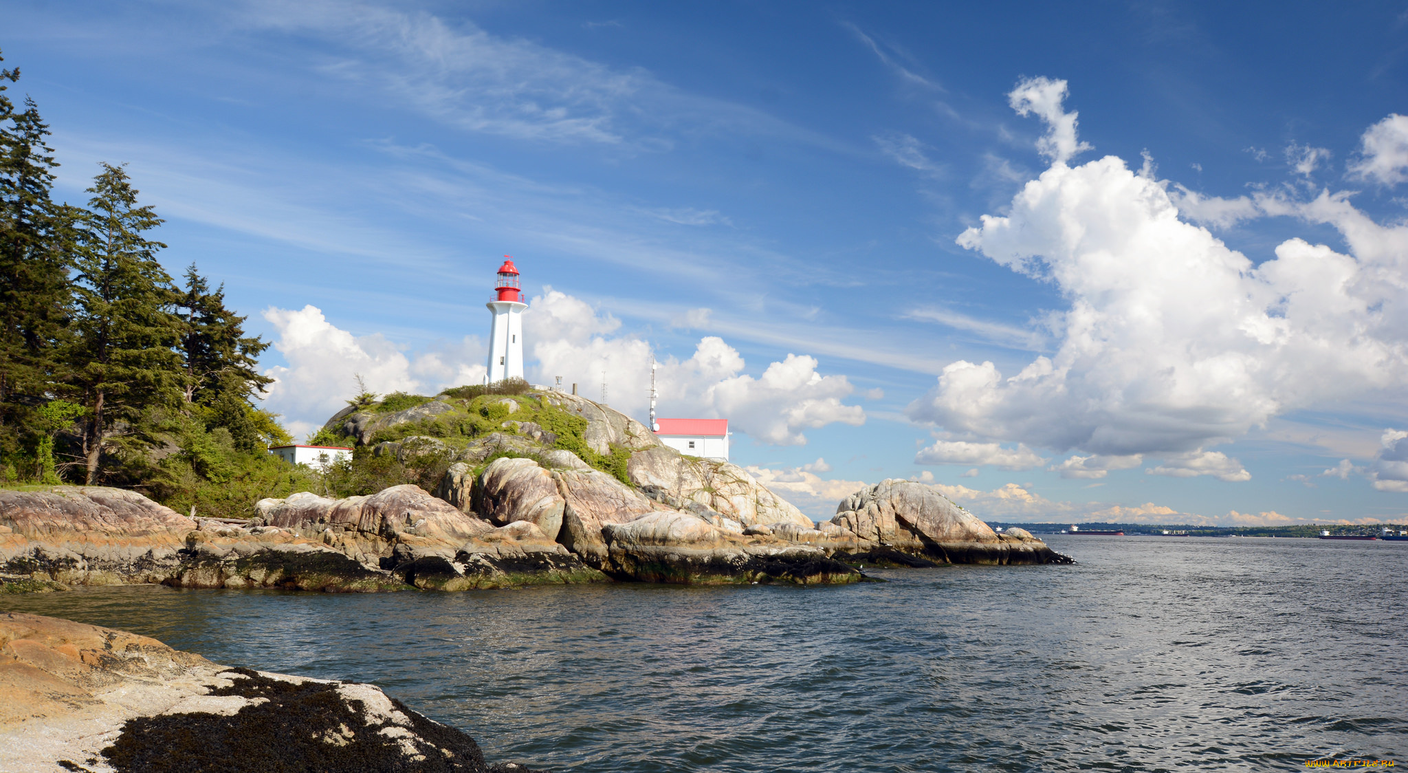 природа, маяки, простор
