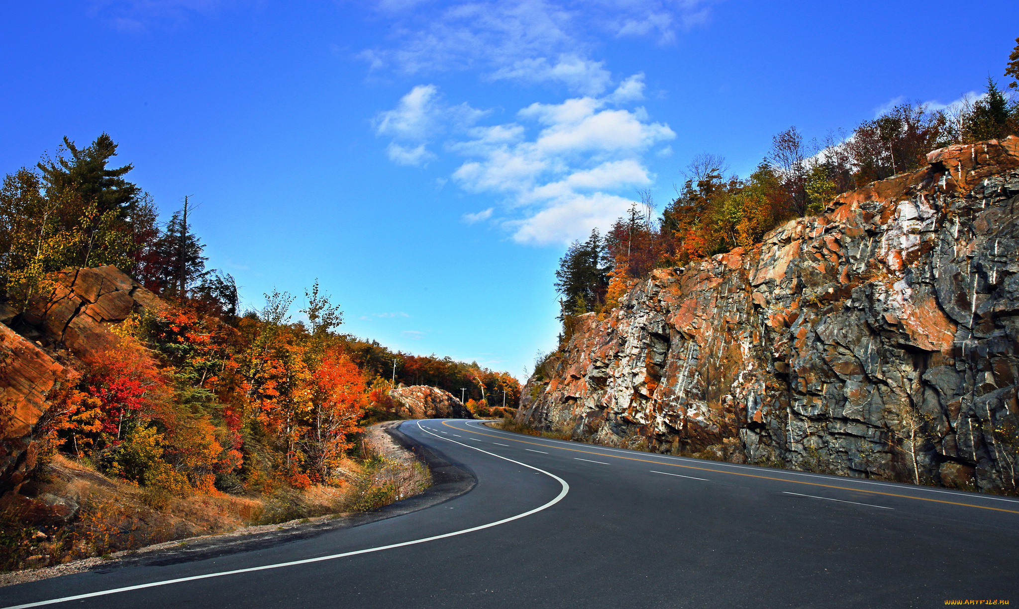 природа, дороги, простор