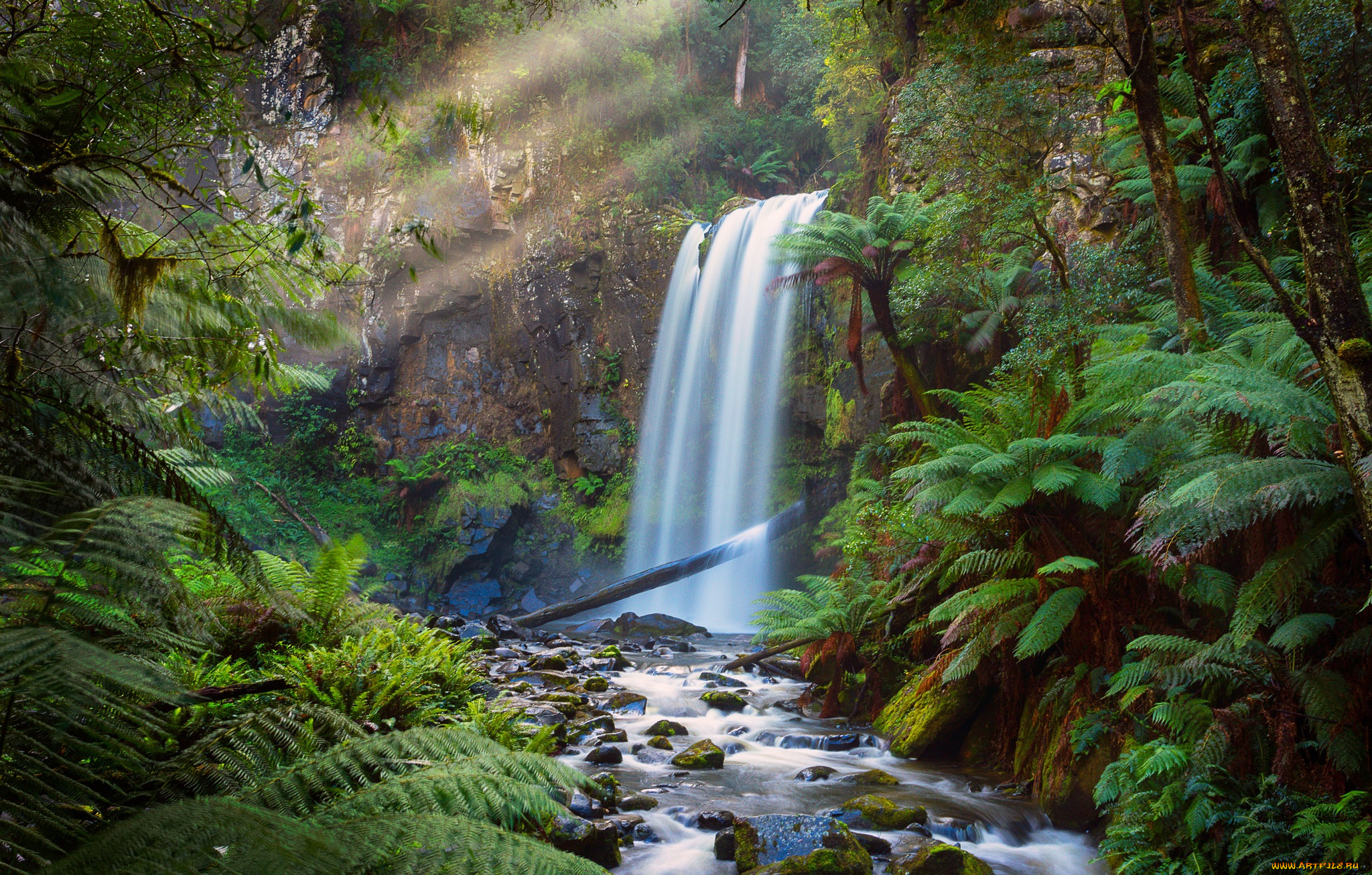 природа, водопады, простор