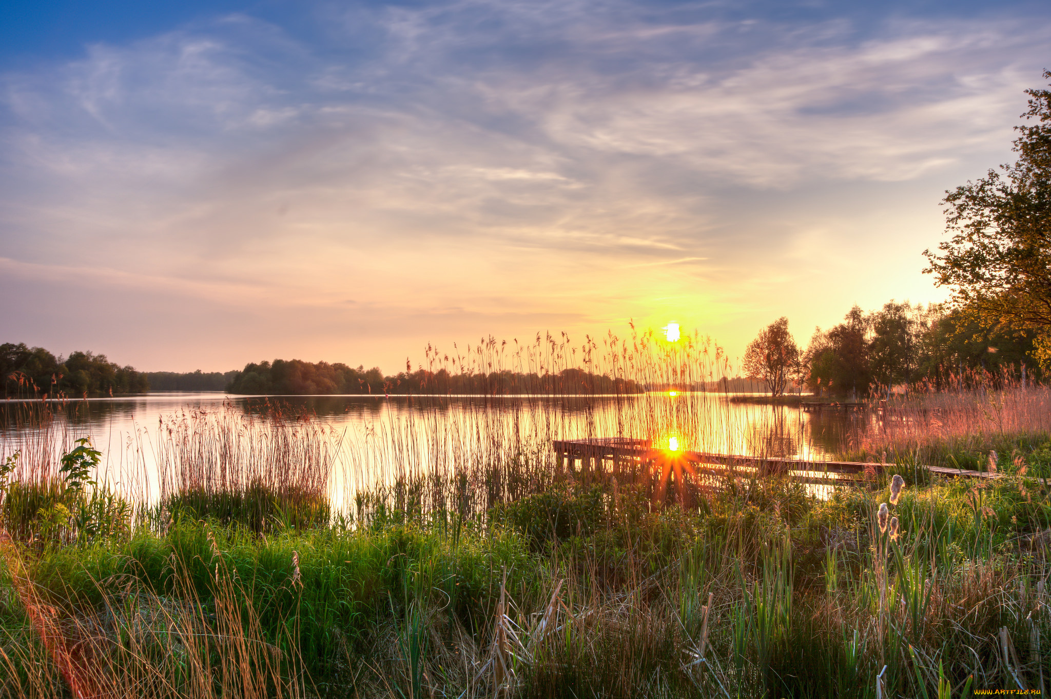 природа, восходы, закаты, простор