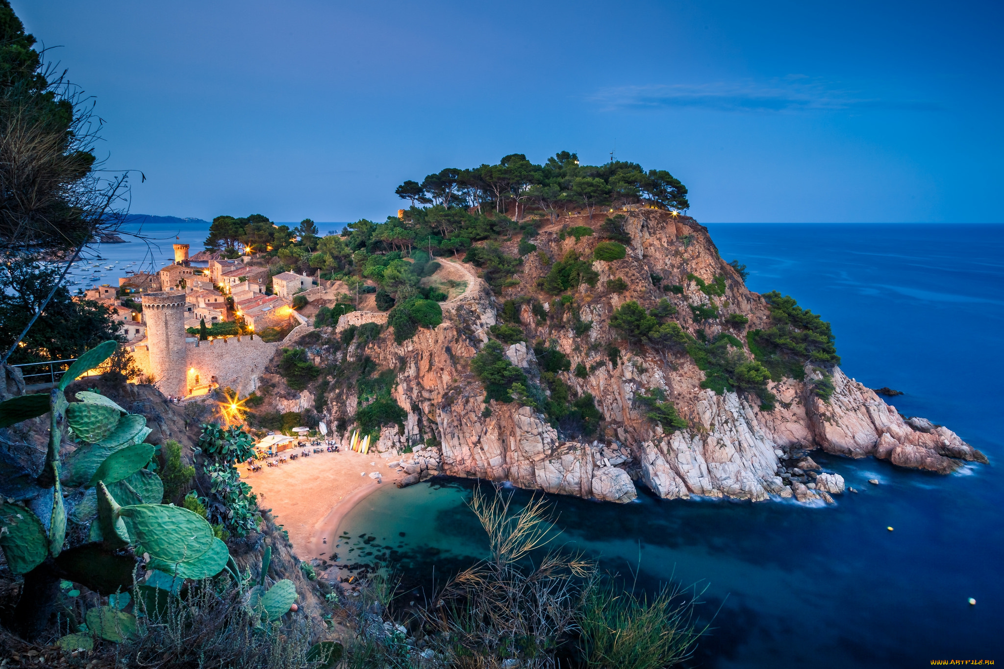 tossa, de, mar, города, -, пейзажи, побережье