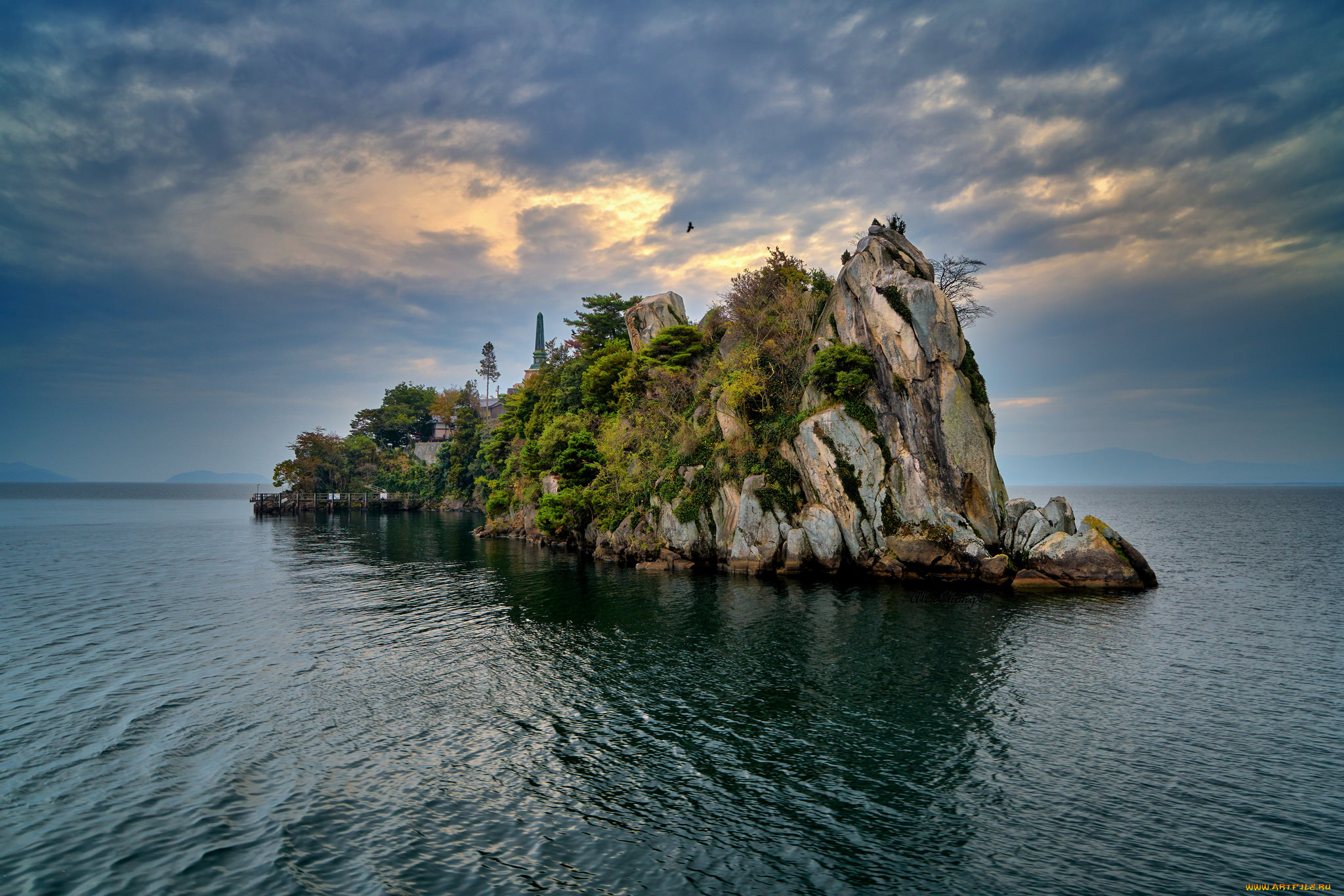 takeshima, island, города, -, пейзажи, остров