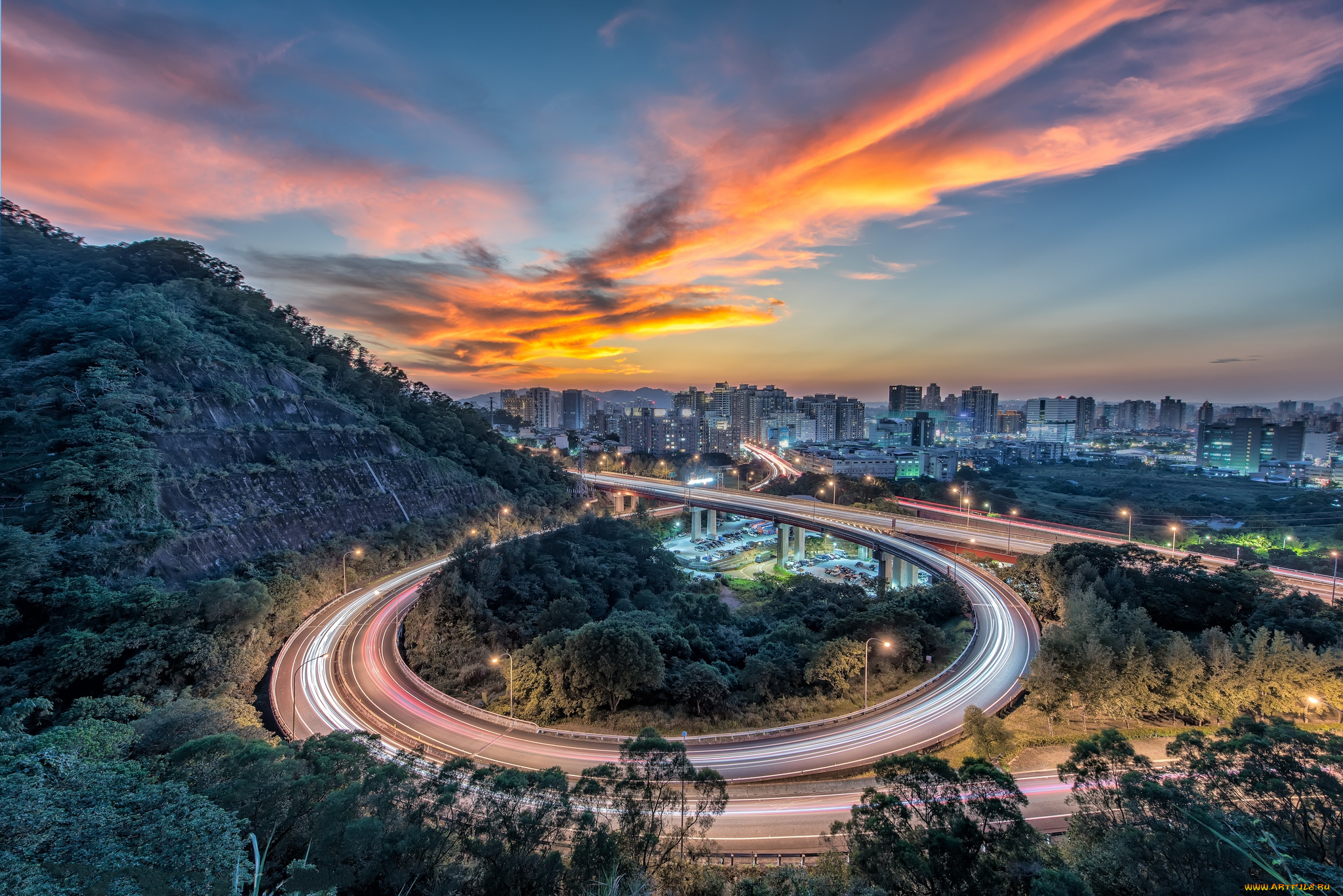 taiwan, города, тайбэй, , тайвань, , китай, панорама