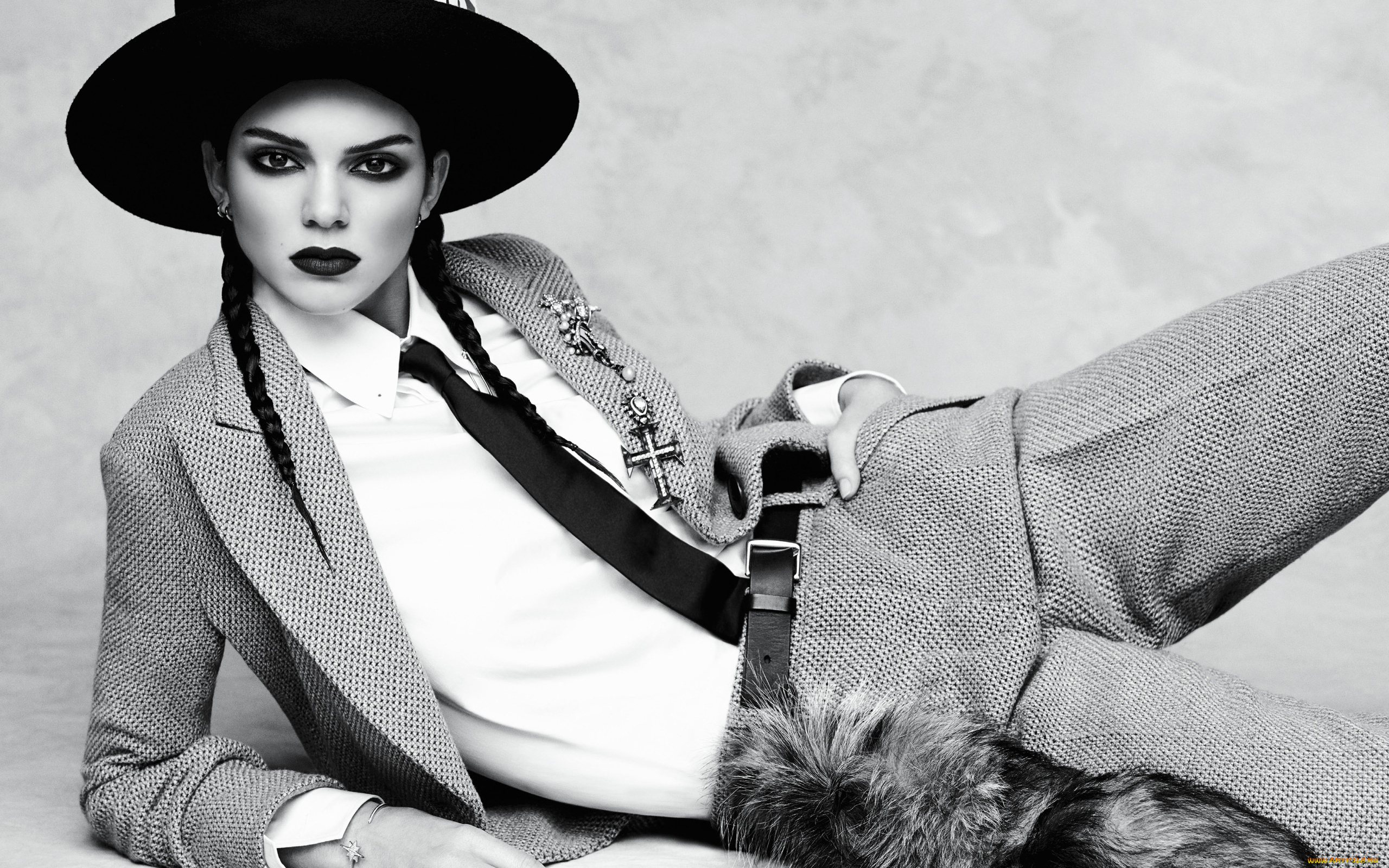 kendall, jenner, девушки, -unsort, , Черно-белые, обои, kendall, jenner