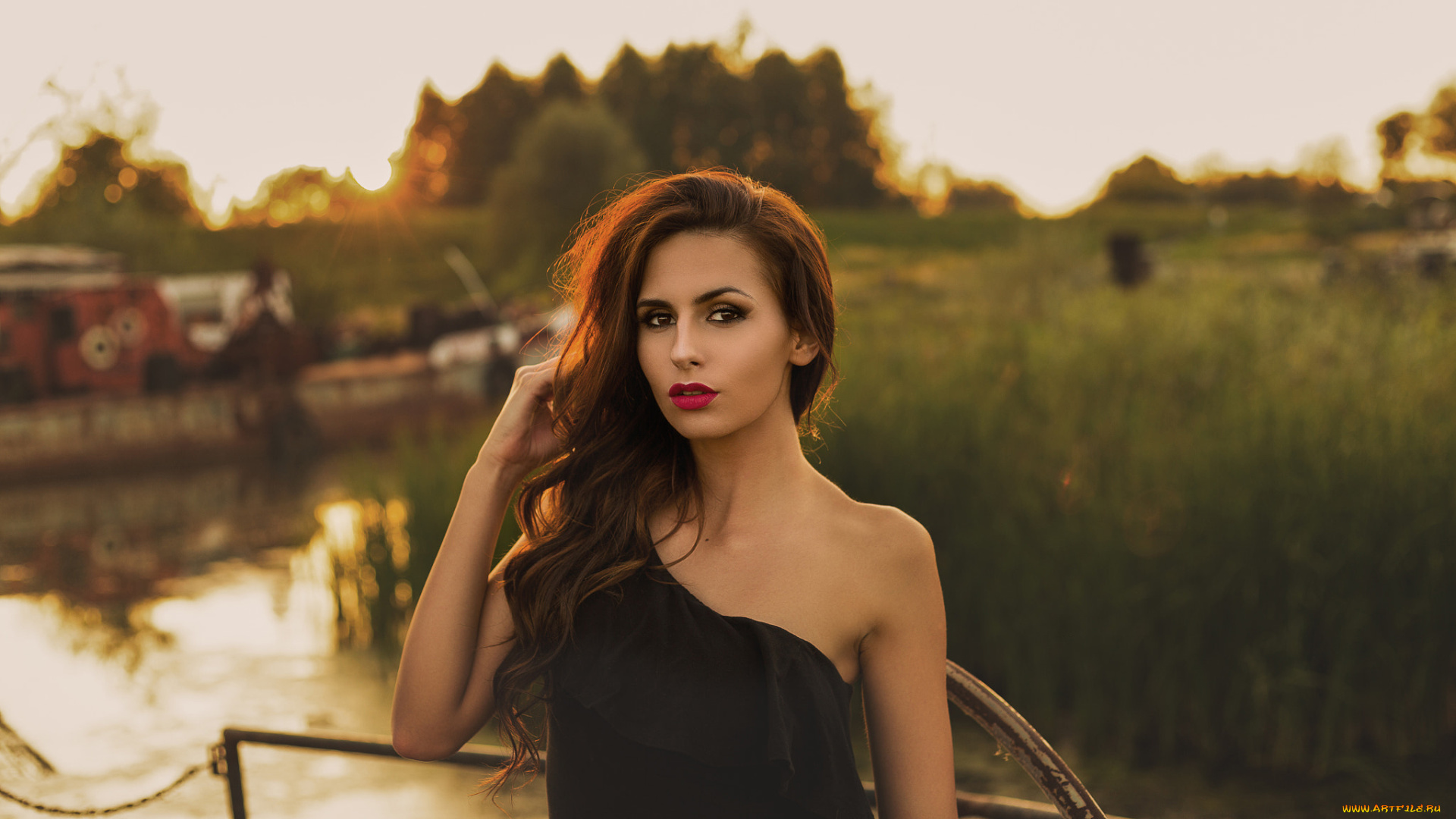 девушка, девушки, -unsort, , брюнетки, темноволосые, модель