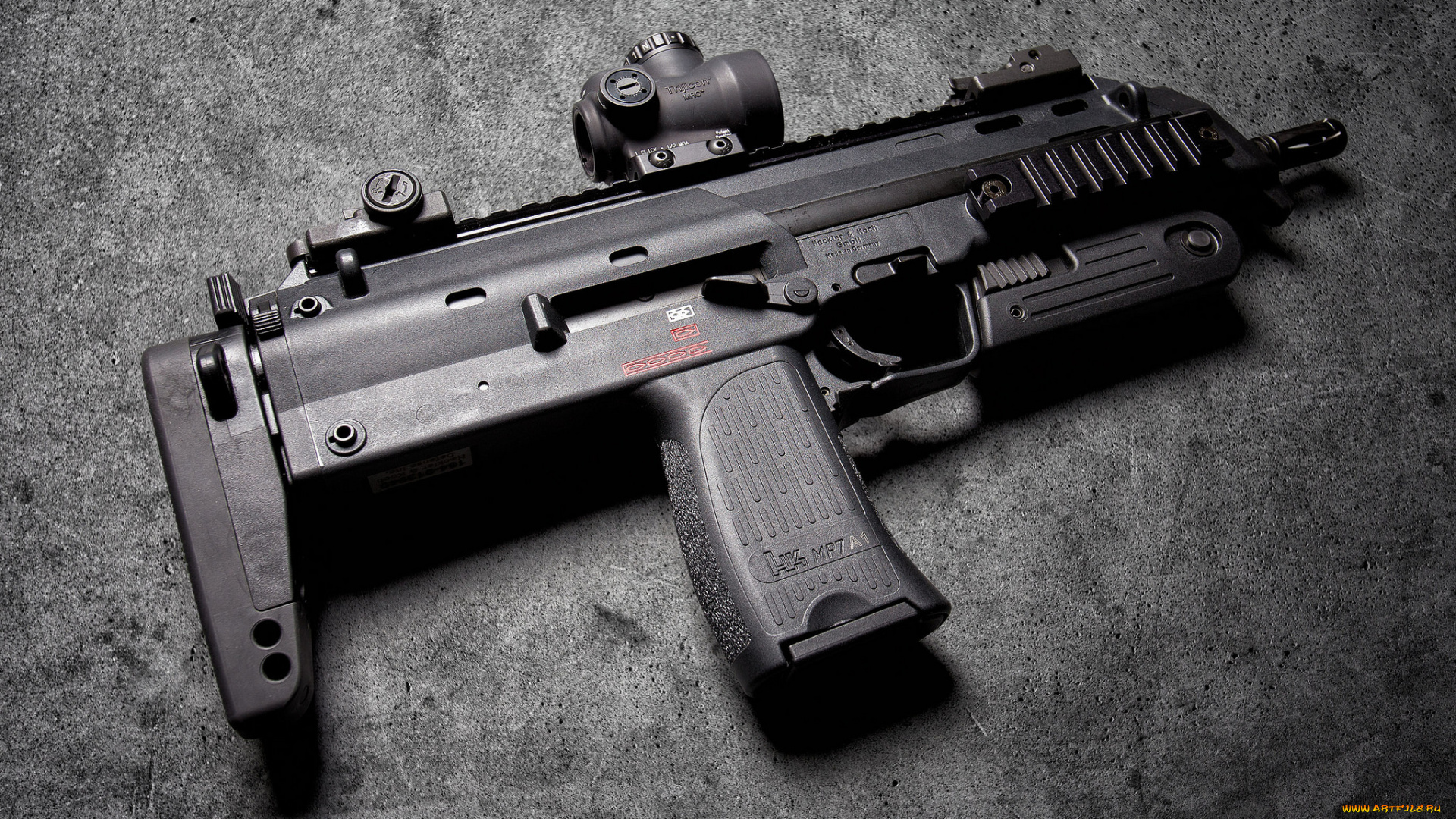 h&k, mp7a1, оружие, автоматы, ствол