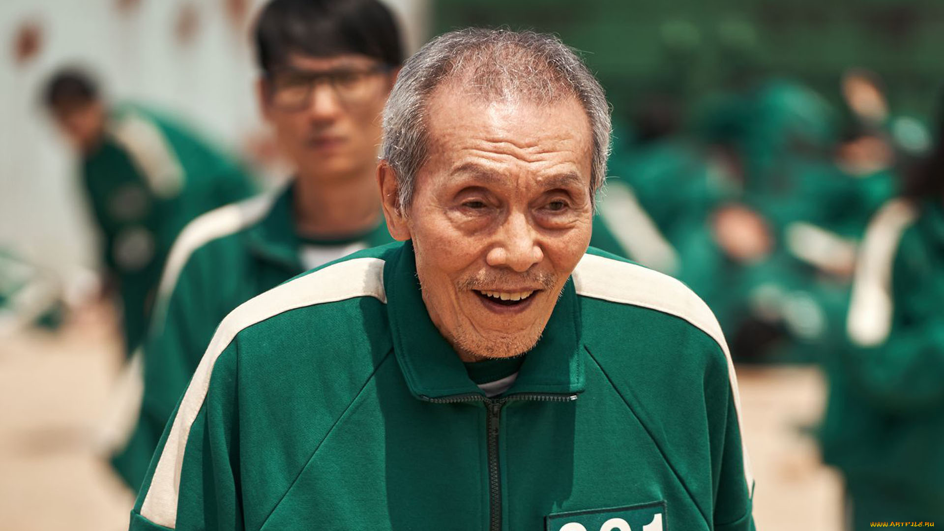 ojingeo, geim, , сериал, 2021, кино, фильмы, сериал, игра, в, кальмара, oh, yeong, su, il, nam, no, 001