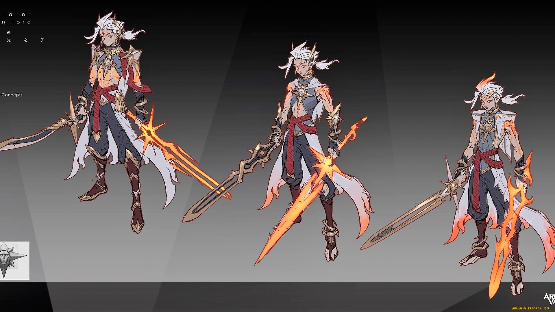 видео, игры, arena, of, valor, персонаж, мечи