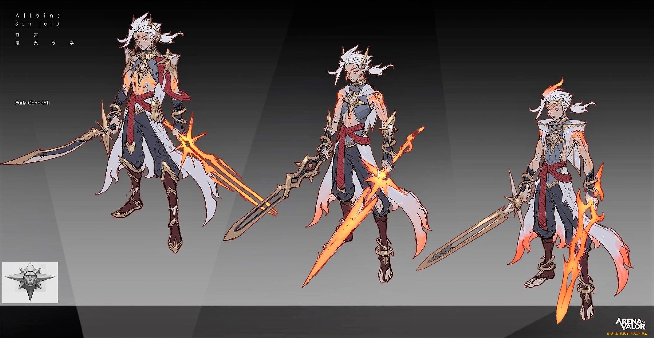 видео, игры, arena, of, valor, персонаж, мечи