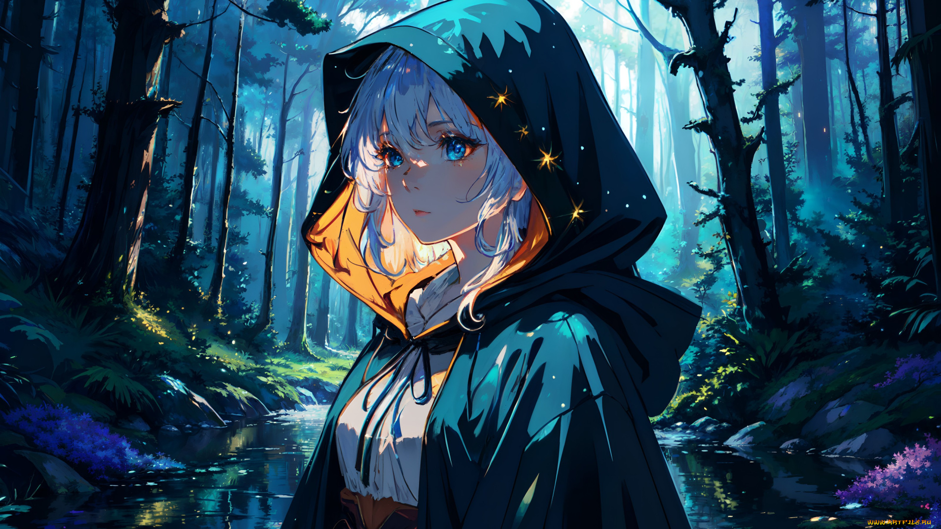 аниме, пейзажи, , природа, нейросети, графика, нейроарт, ai, art, нейронные, сети, рисунки, нейро, искусство