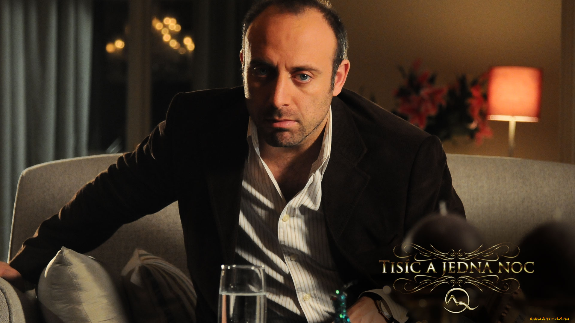 мужчины, -unsort, пиджак, рубашка, диван, бокал