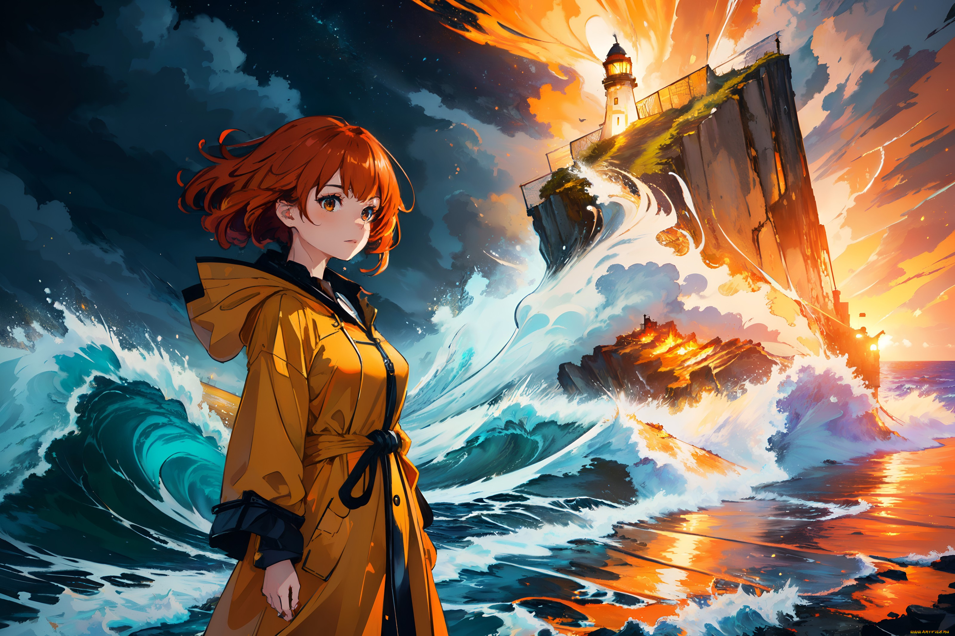 аниме, пейзажи, , природа, нейросети, графика, нейроарт, ai, art, нейронные, сети, рисунки, нейро, искусство