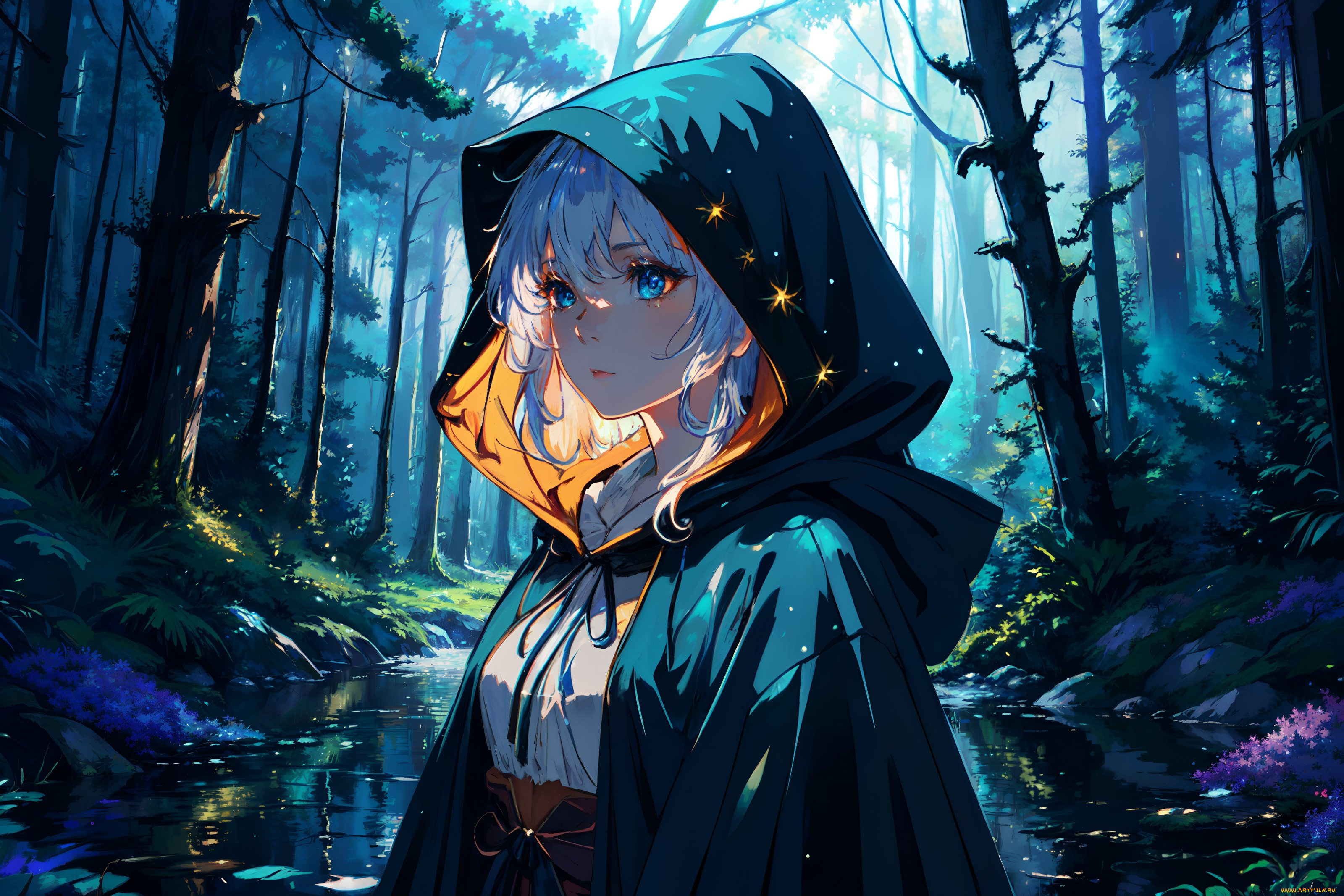 аниме, пейзажи, , природа, нейросети, графика, нейроарт, ai, art, нейронные, сети, рисунки, нейро, искусство