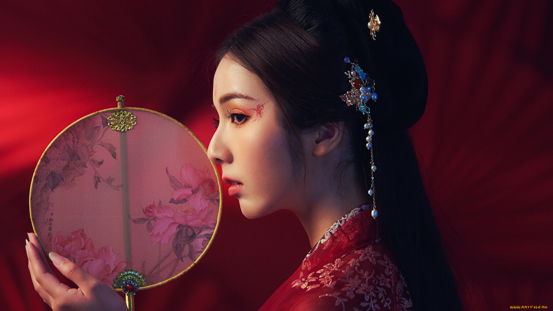 девушки, -, азиатки, девушка