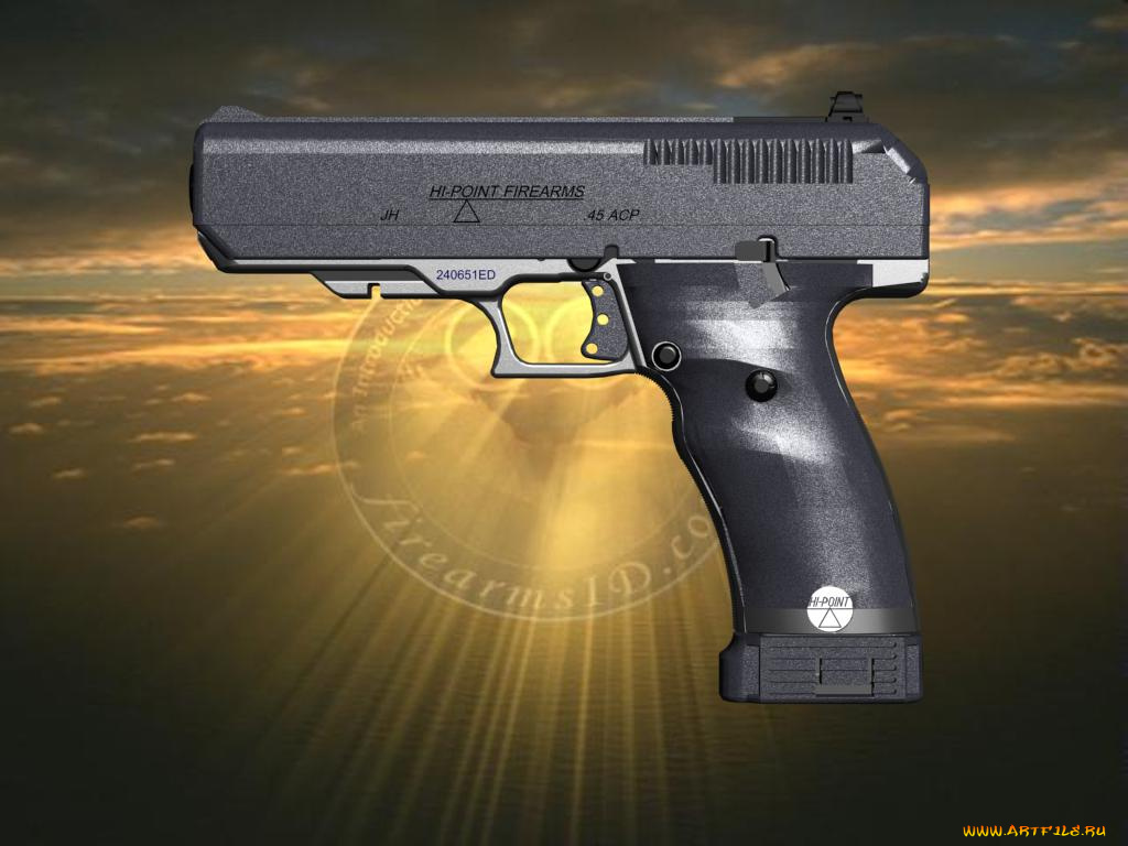 high, point, 45, оружие, пистолеты