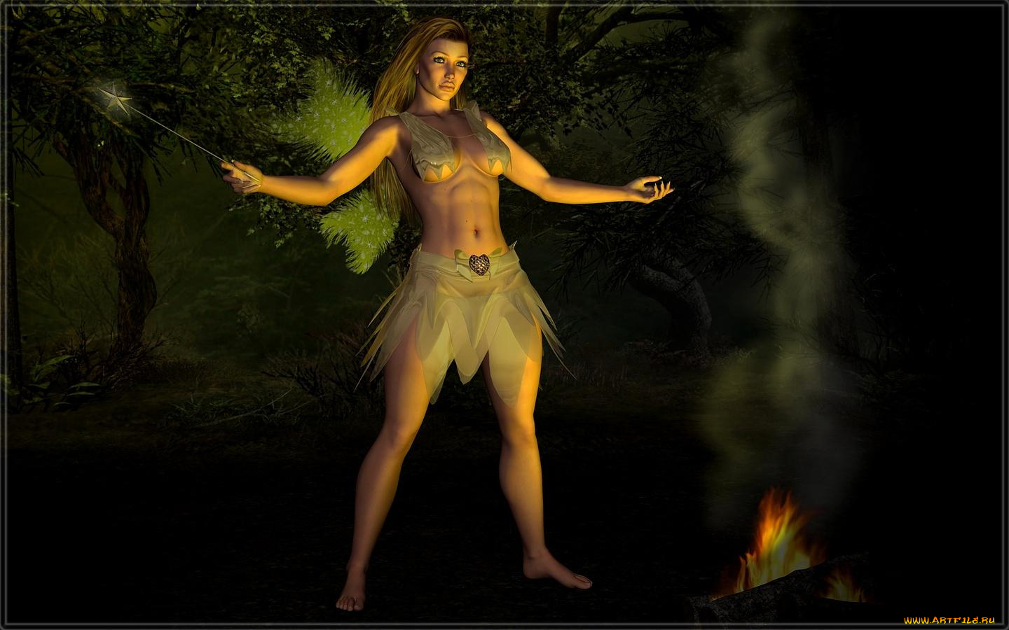 3д, графика, elves, эльфы