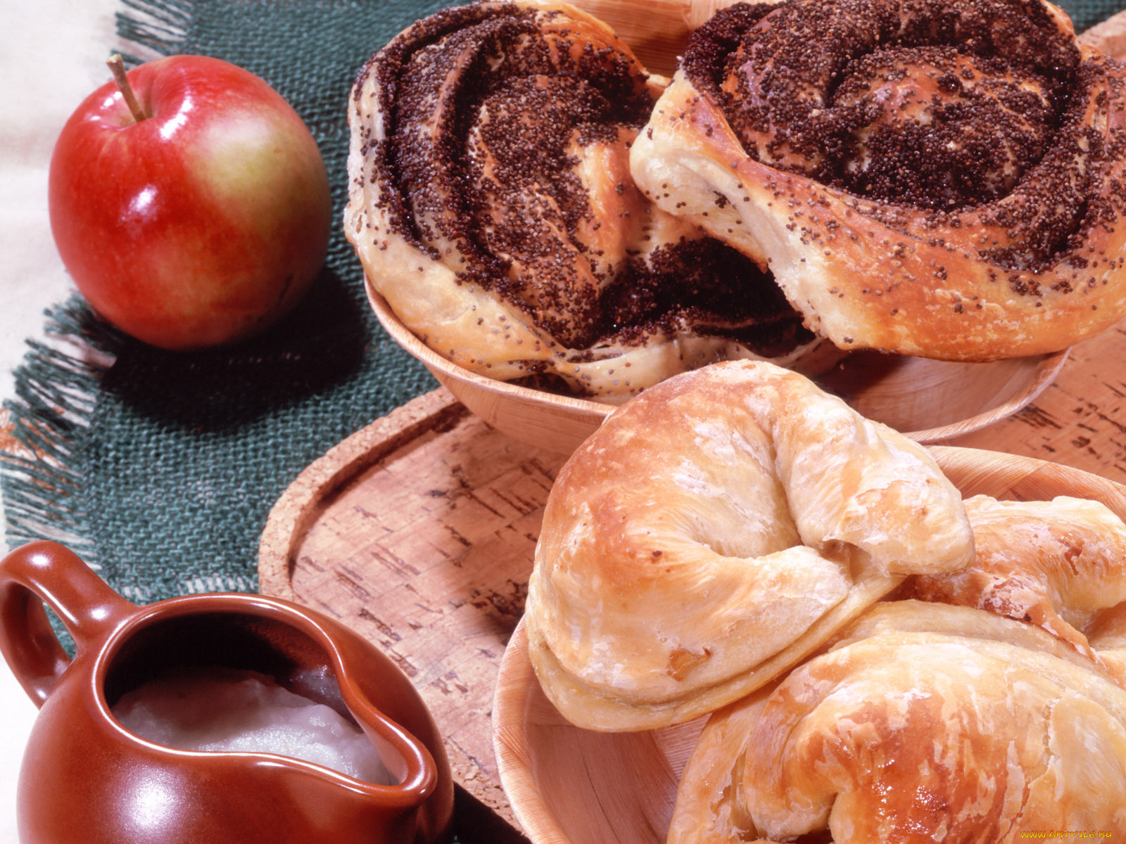 еда, хлеб, выпечка