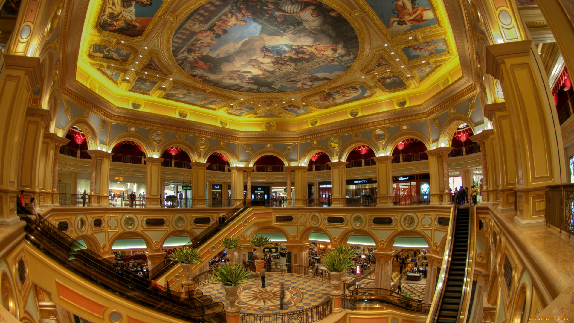 интерьер, казино, торгово, развлекательные, центры