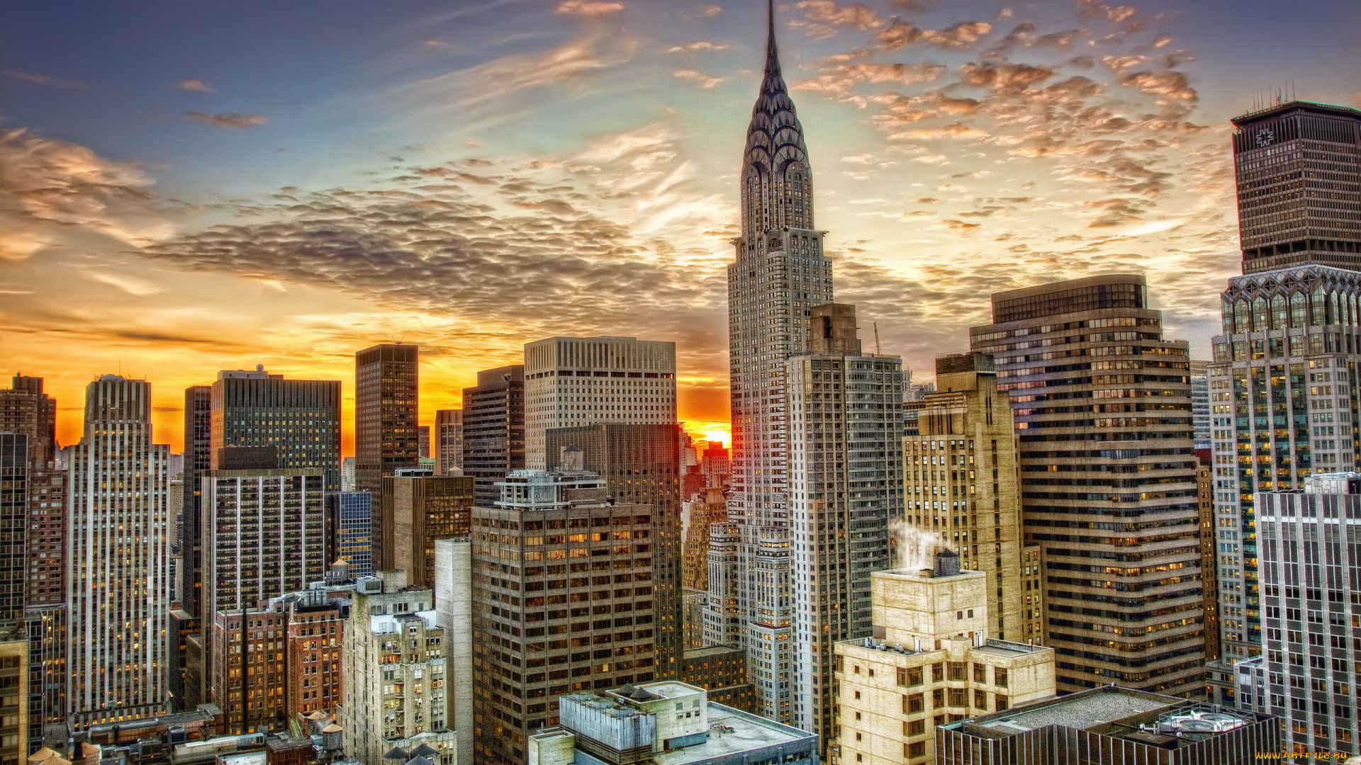 midtown, nyc, города, нью, йорк, сша