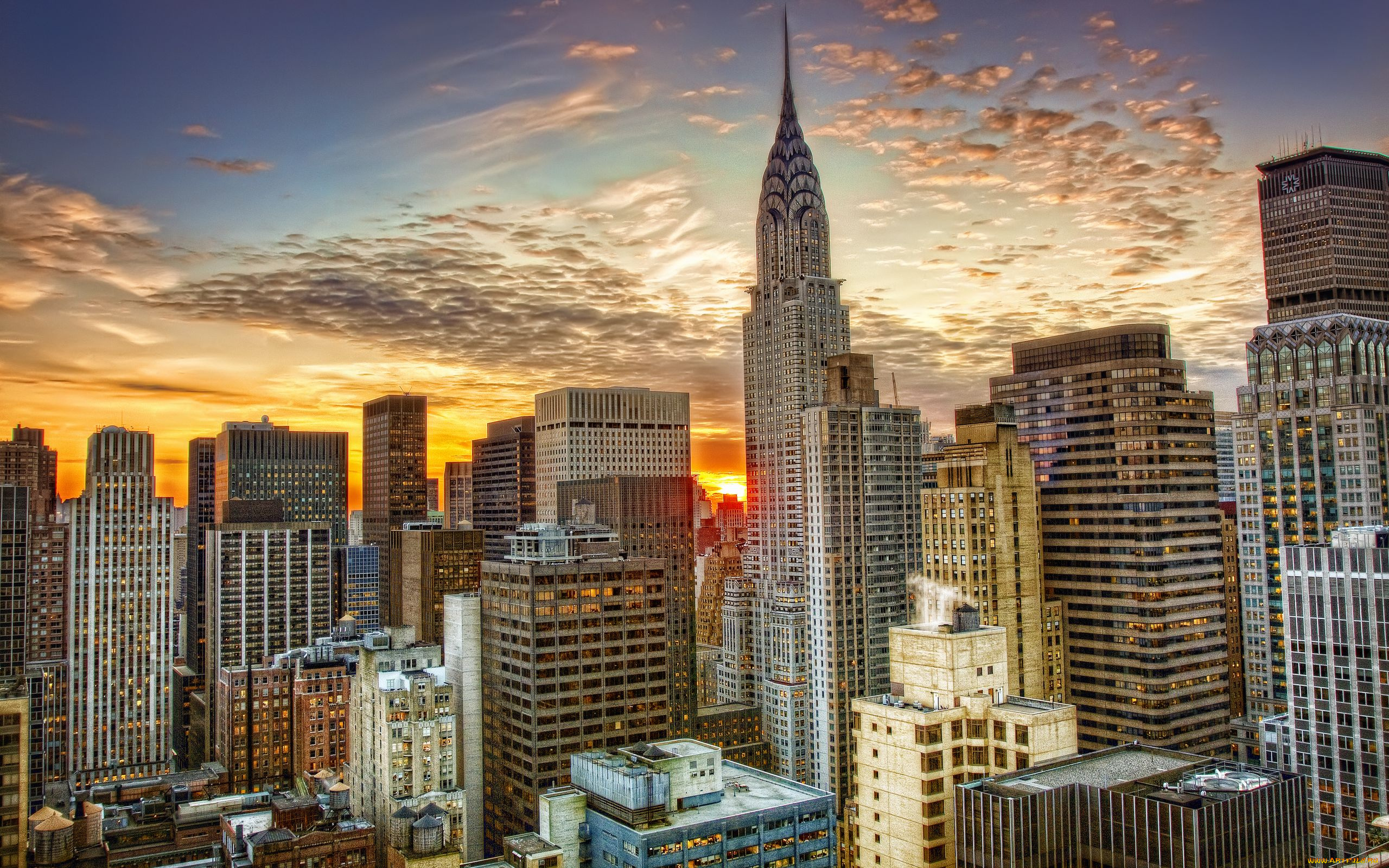 midtown, nyc, города, нью, йорк, сша