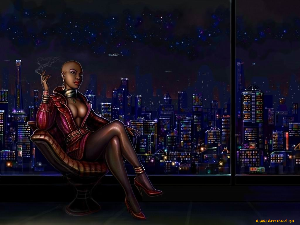 рисованные, люди