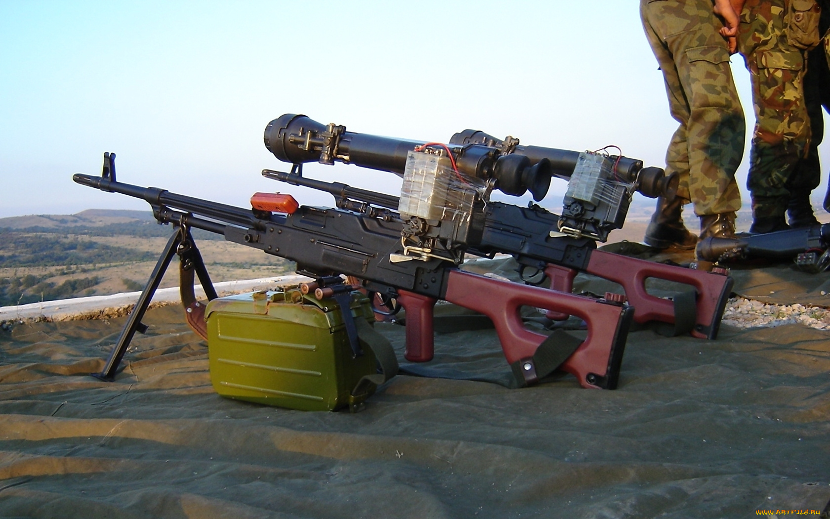 оружие, пулемёты, ствол