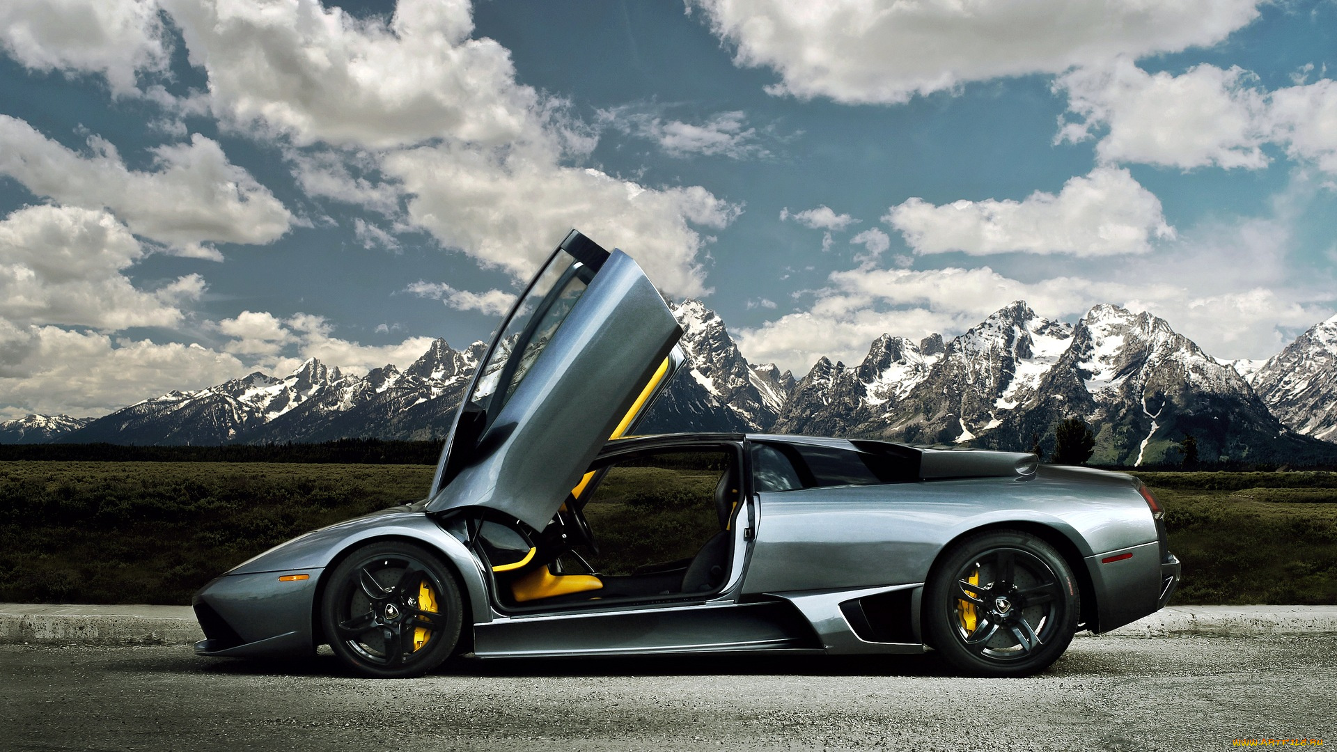 lamborghini, murcielago, автомобили, скорость, мощь, изящество, стиль, автомобиль