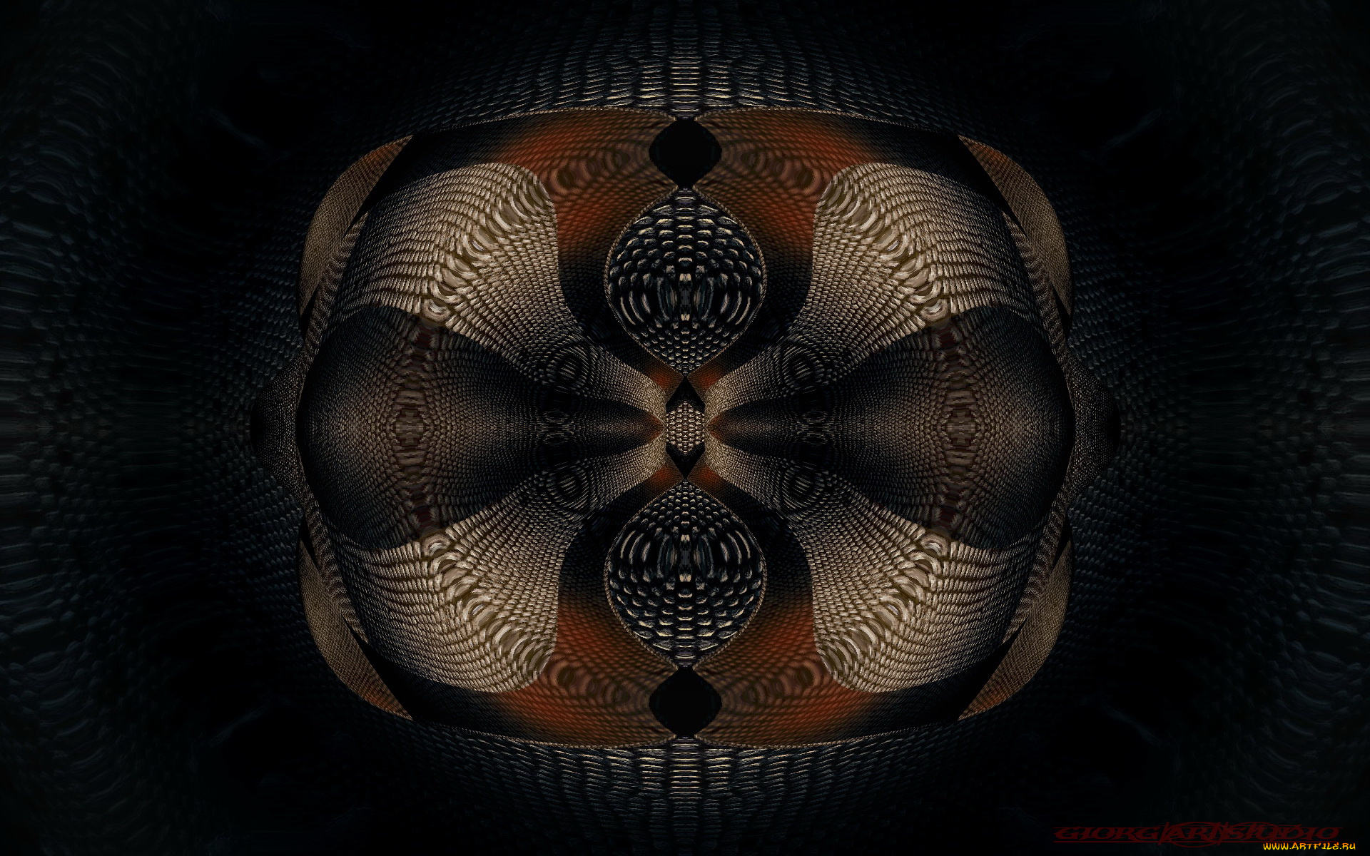3д, графика, fractal, фракталы, узор, цвета, фон
