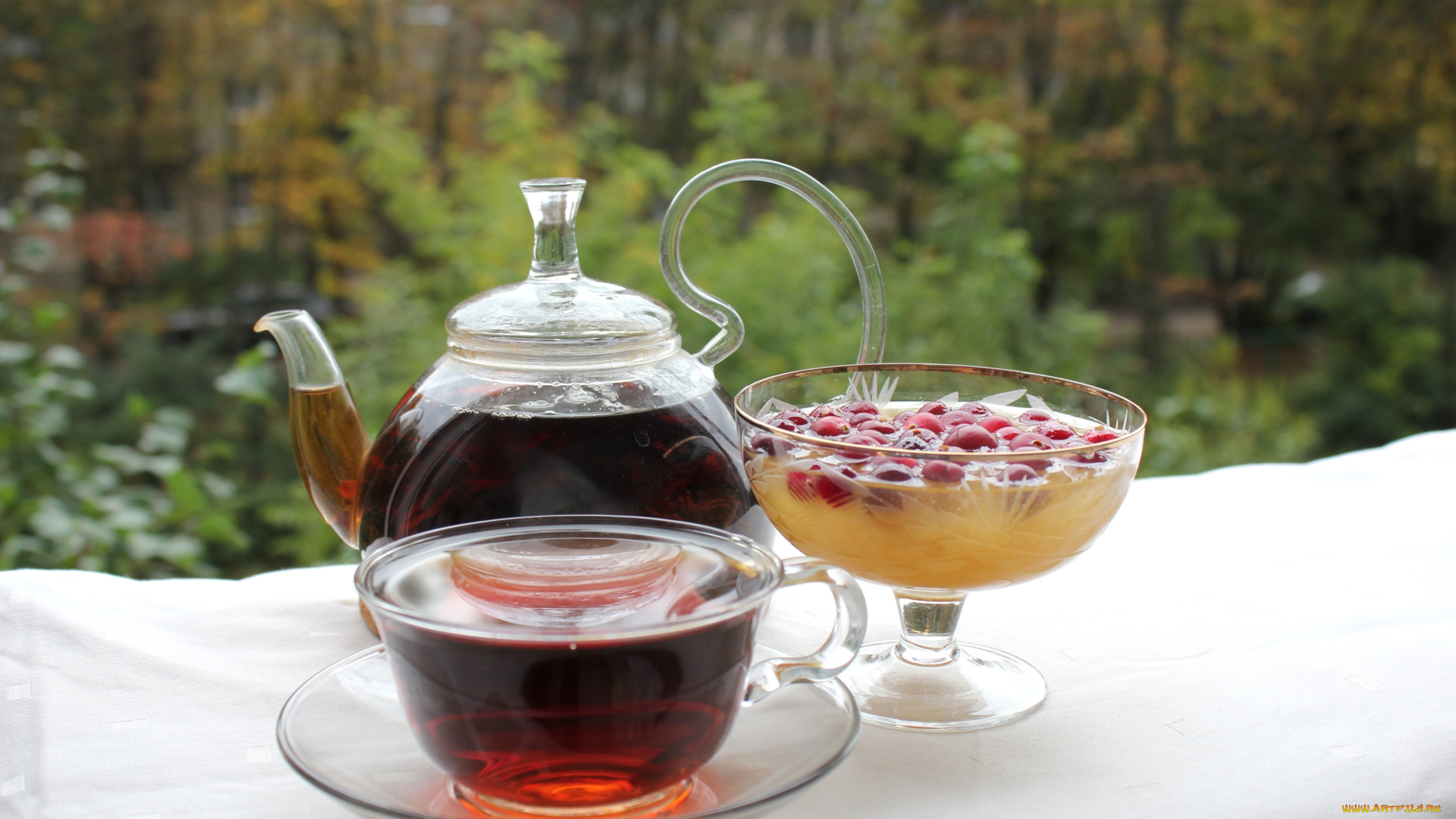 еда, напитки, , Чай, креманка, чайник