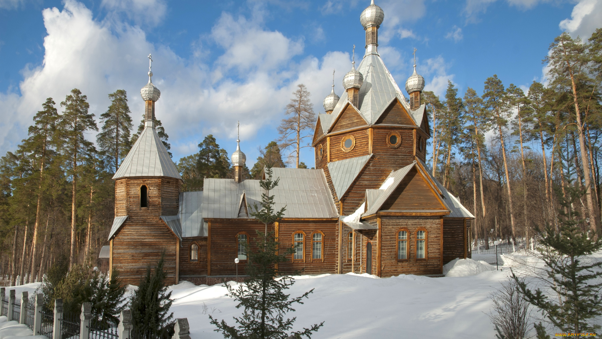 города, -, православные, церкви, , монастыри, церквушка, зима