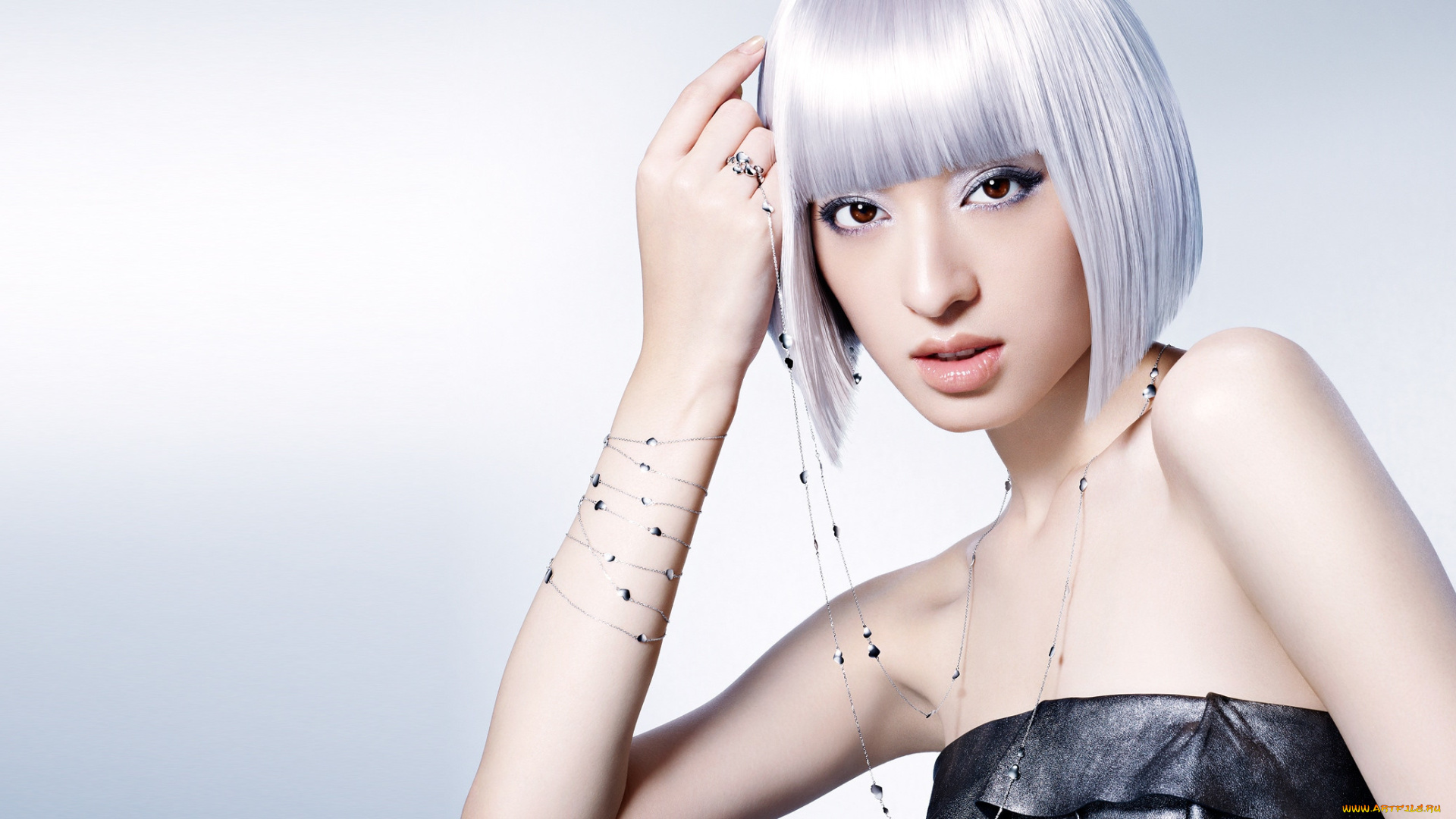 Chiaki, Kuriyama, , , девушки, взгляд, блондинка