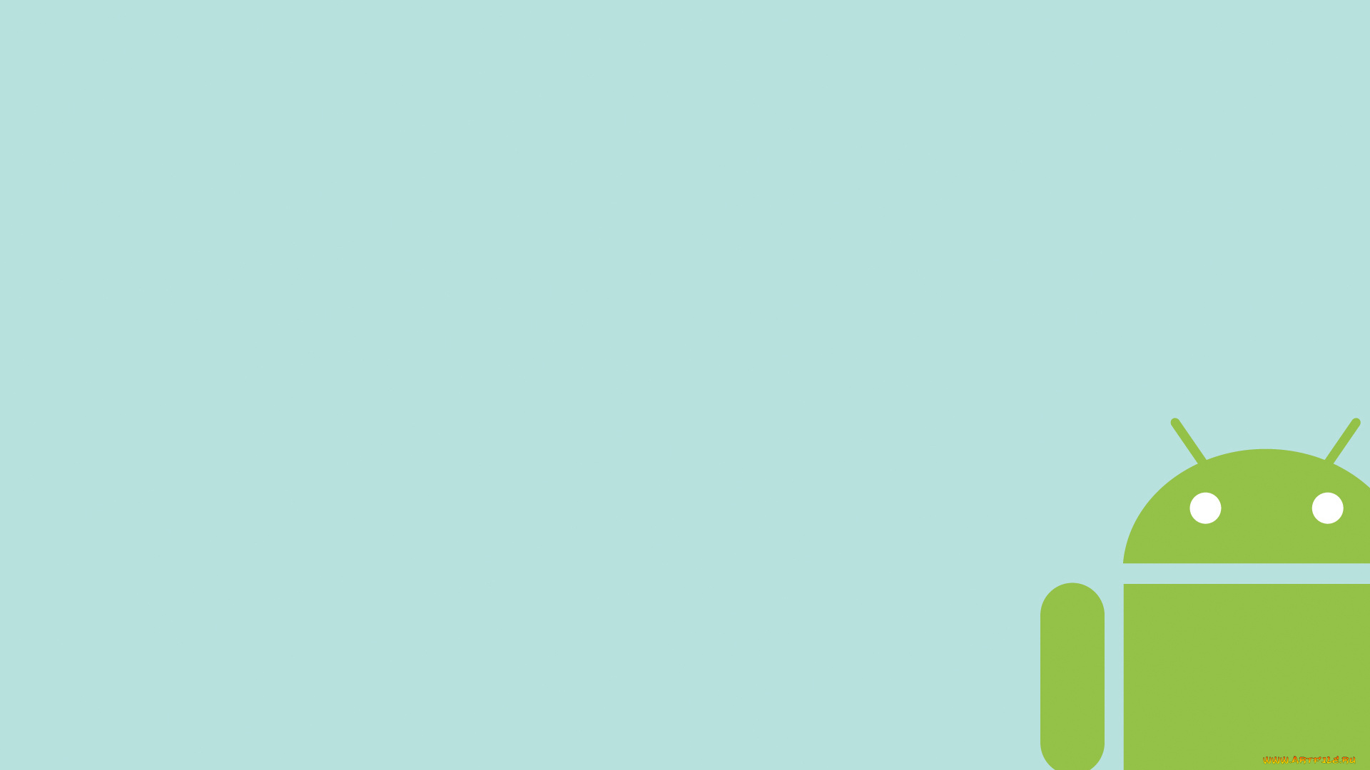 компьютеры, android, синий, логотип