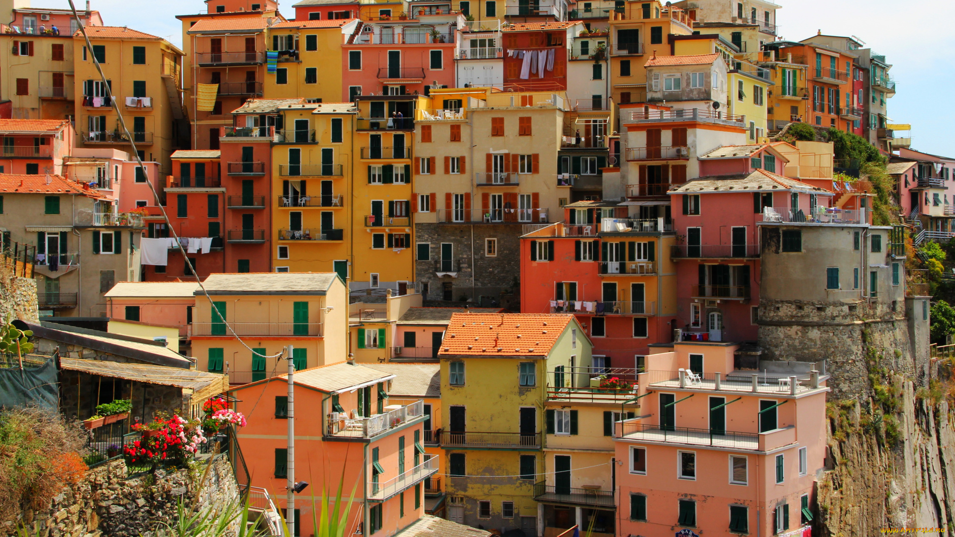 manarola, , italy, города, амальфийское, и, лигурийское, побережье, италия, италия, манарола, дома