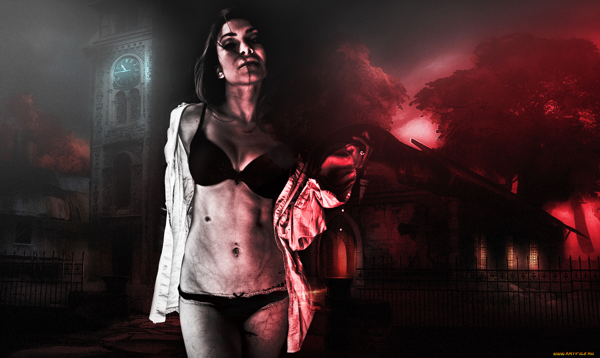 разное, компьютерный, дизайн, часы