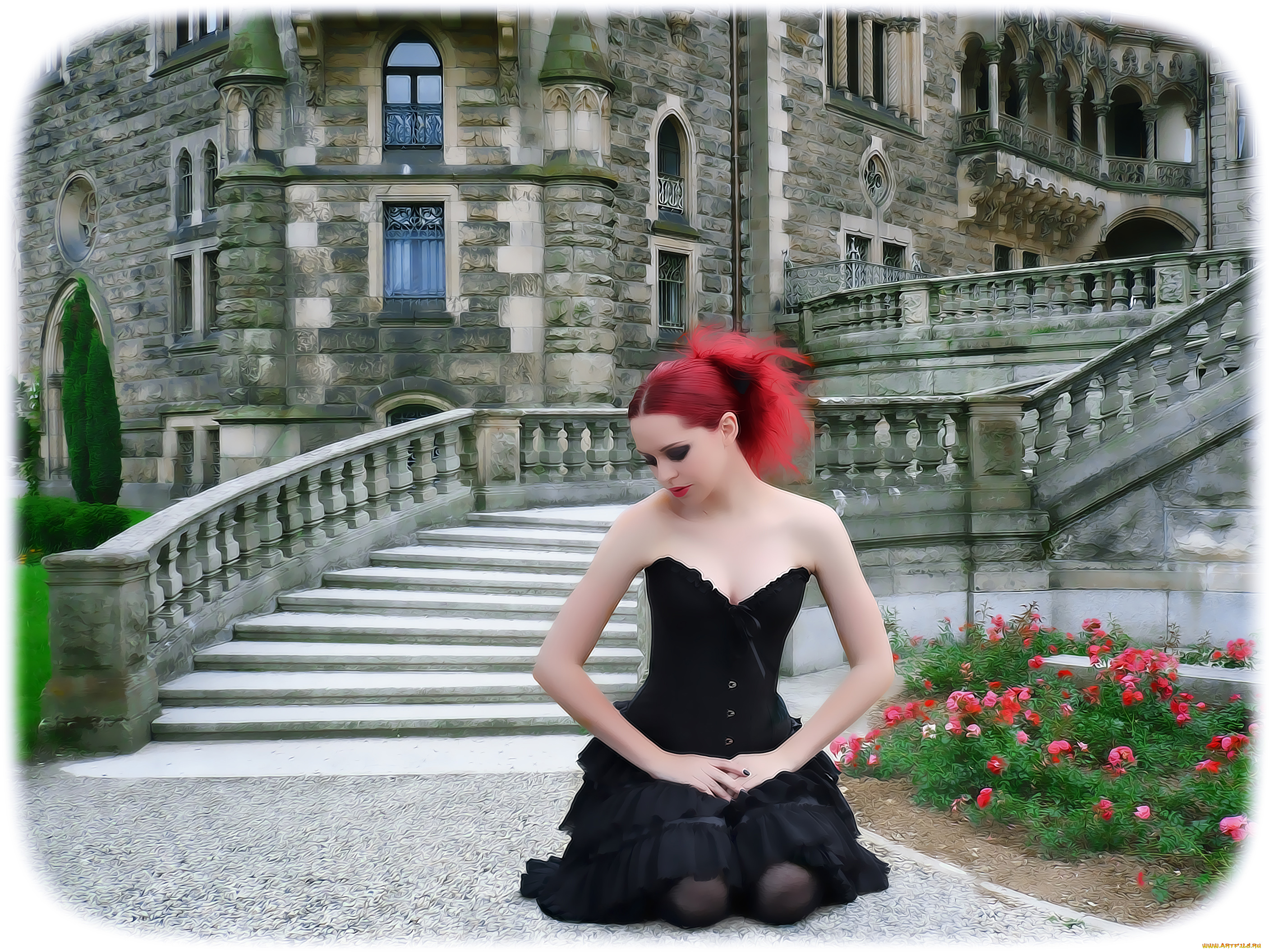 разное, компьютерный, дизайн, ступеньки