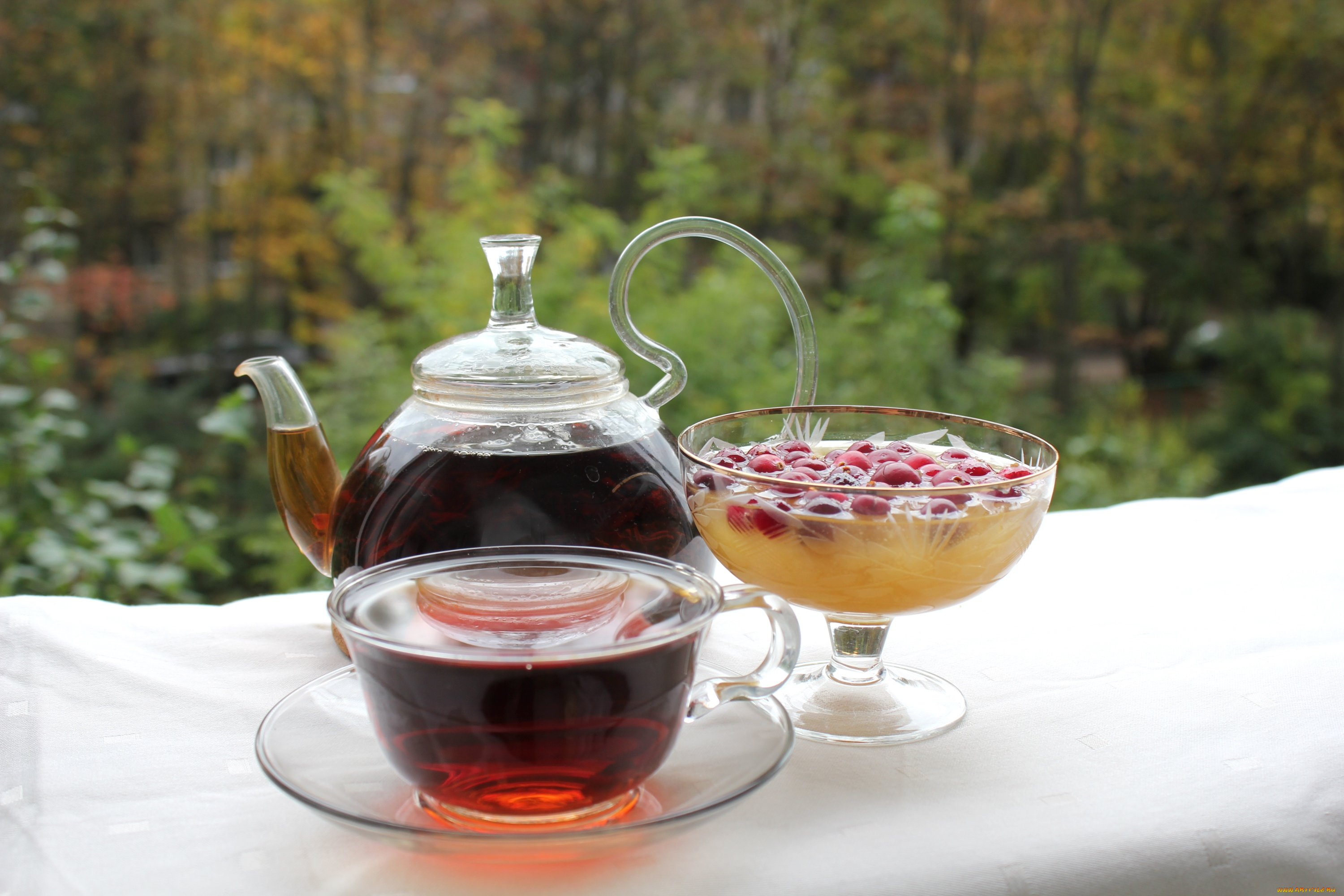 еда, напитки, , Чай, креманка, чайник