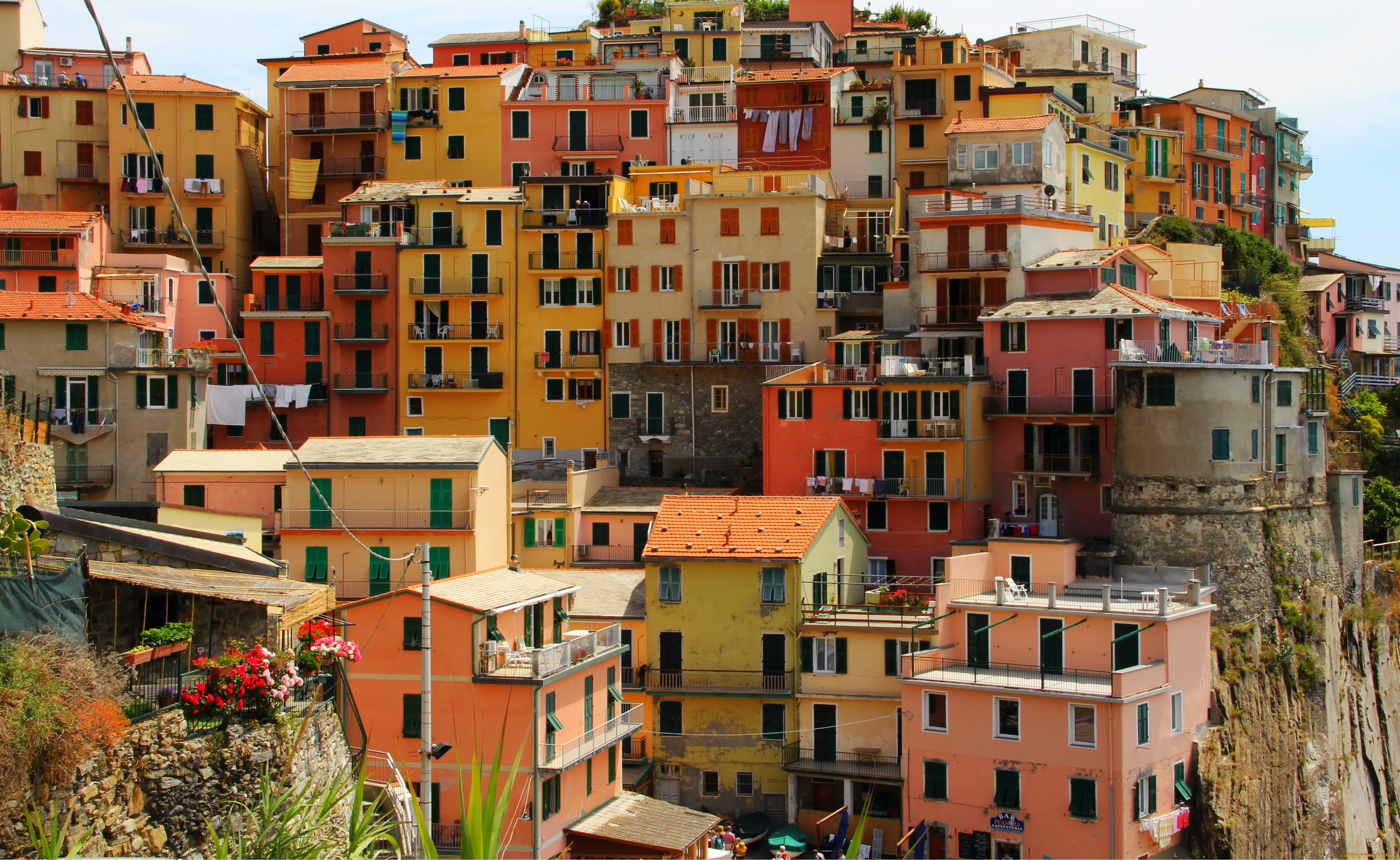 manarola, , italy, города, амальфийское, и, лигурийское, побережье, италия, италия, манарола, дома