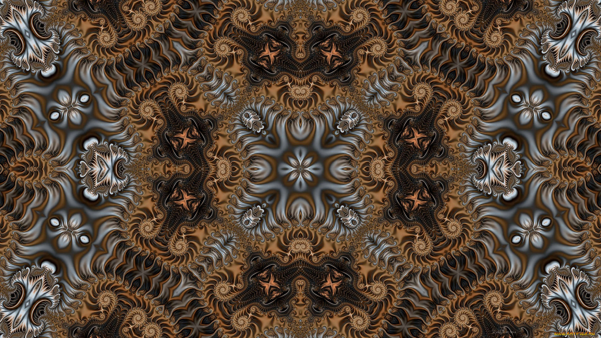 3д, графика, фракталы, , fractal, узор