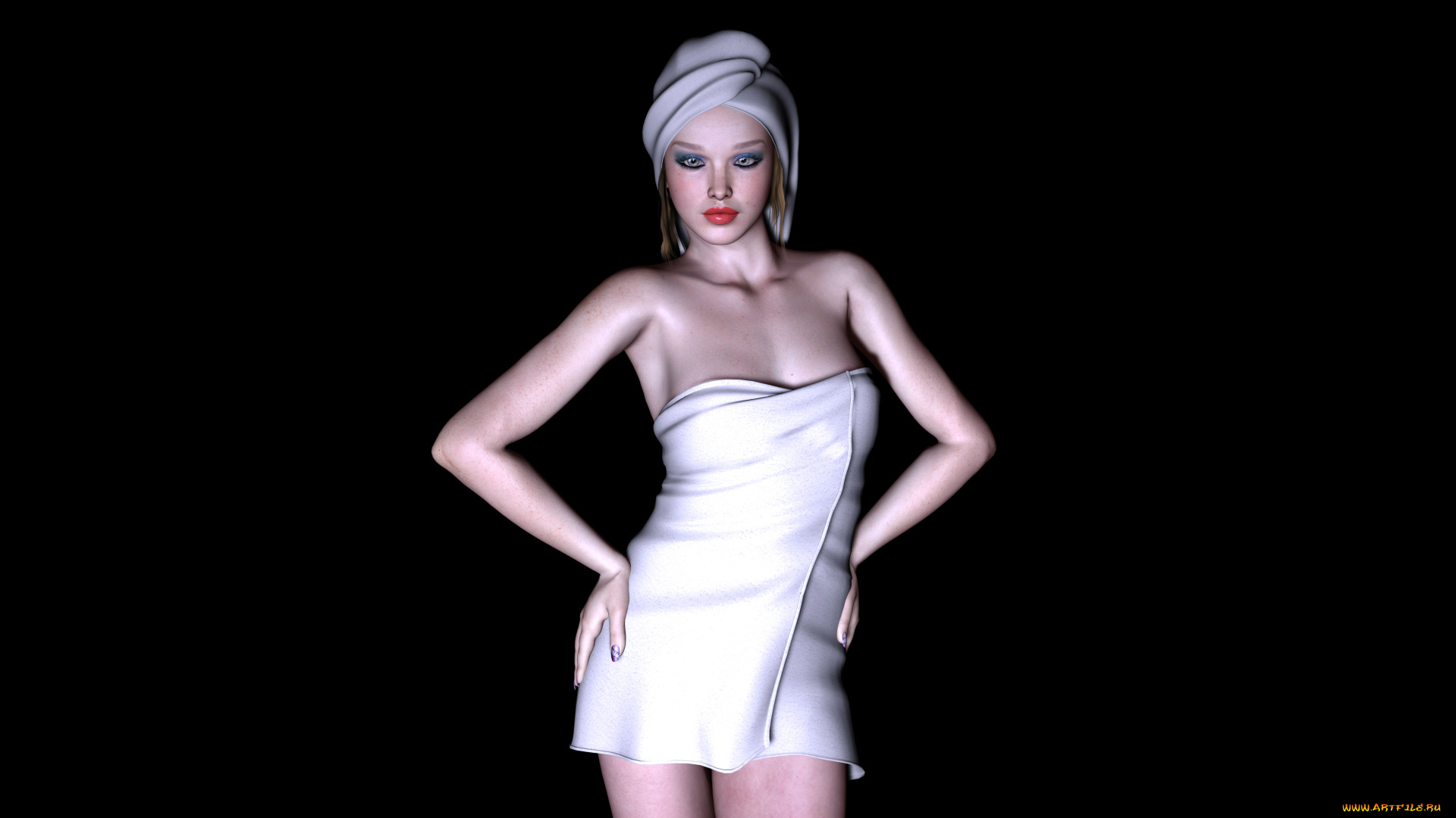 3д, графика, люди, , people, фон, взгляд, девушка