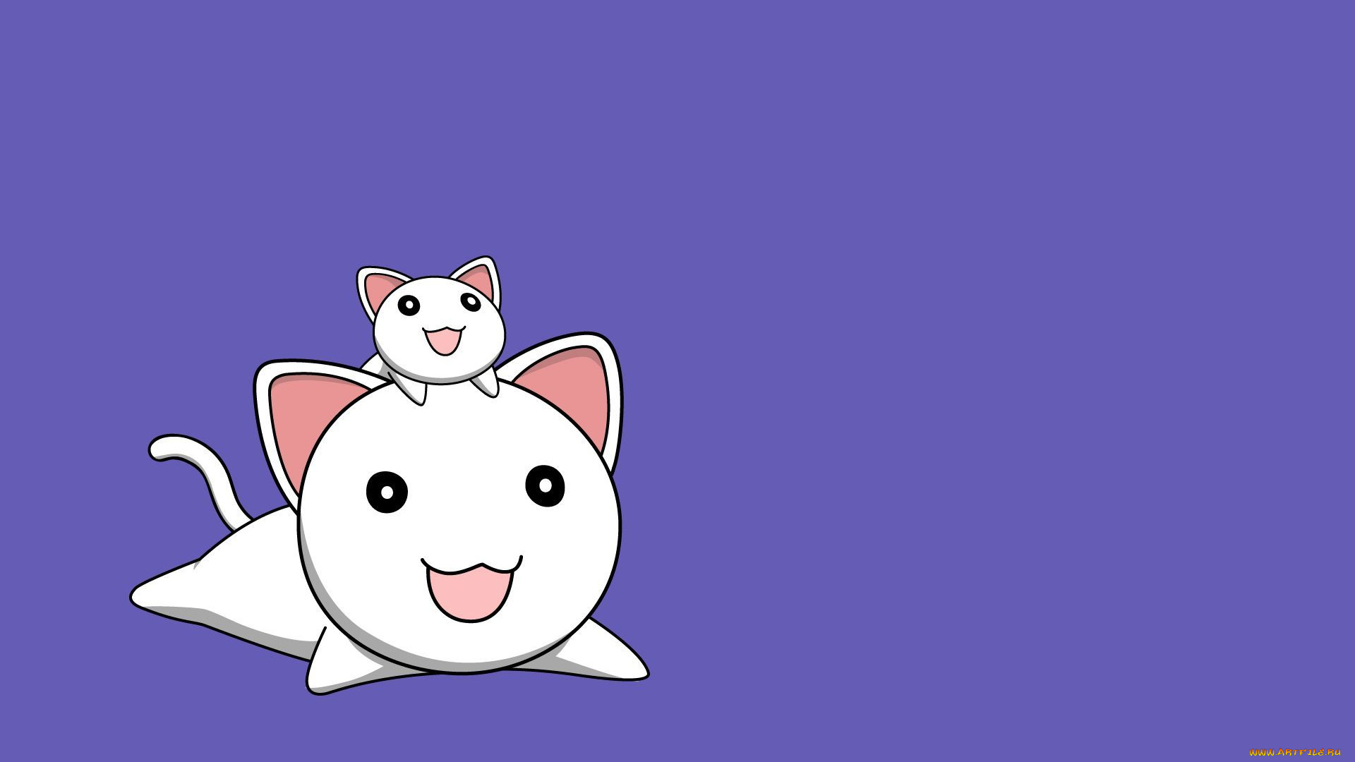 векторная, графика, мультфильмы, кот, мышка