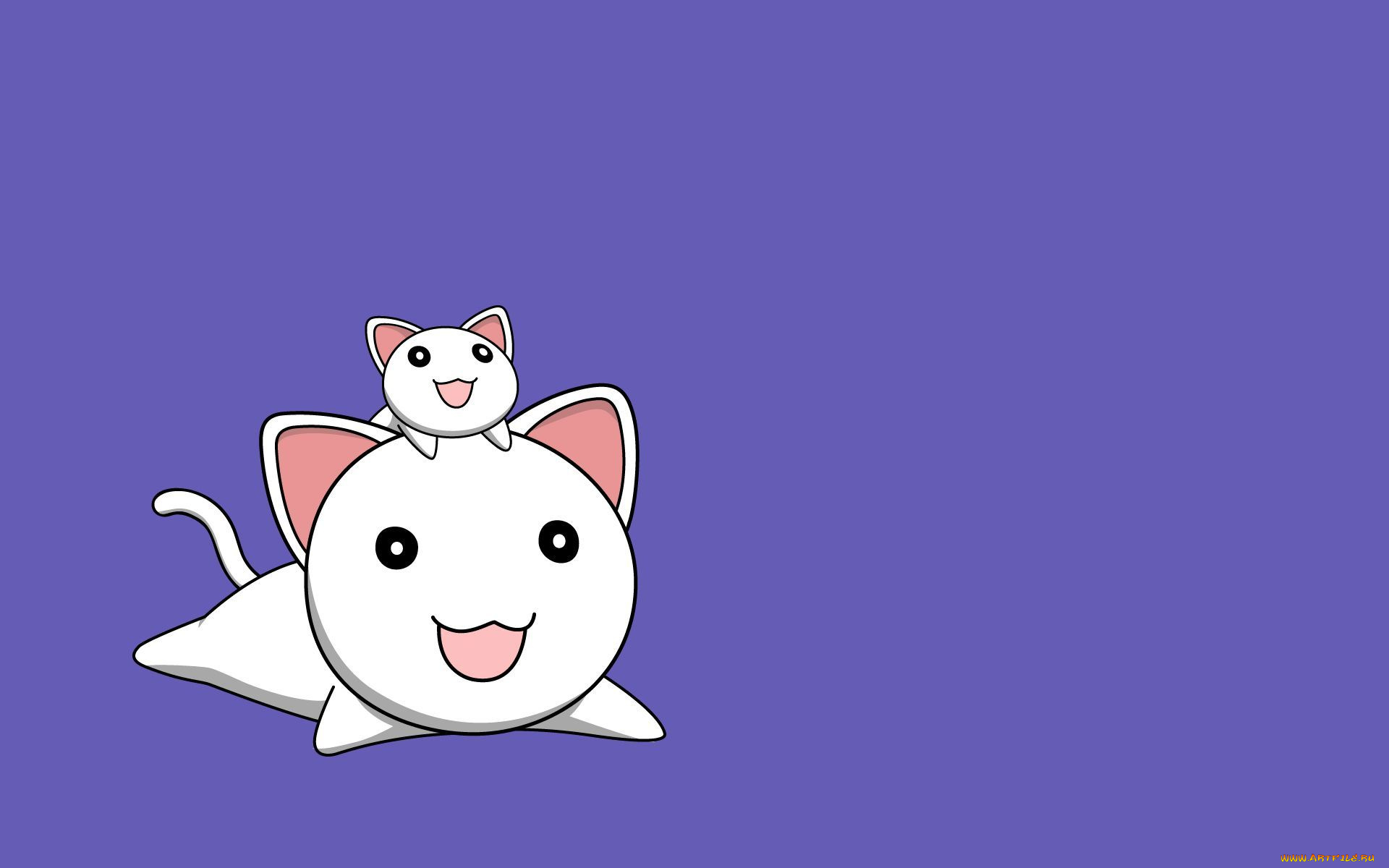 векторная, графика, мультфильмы, кот, мышка