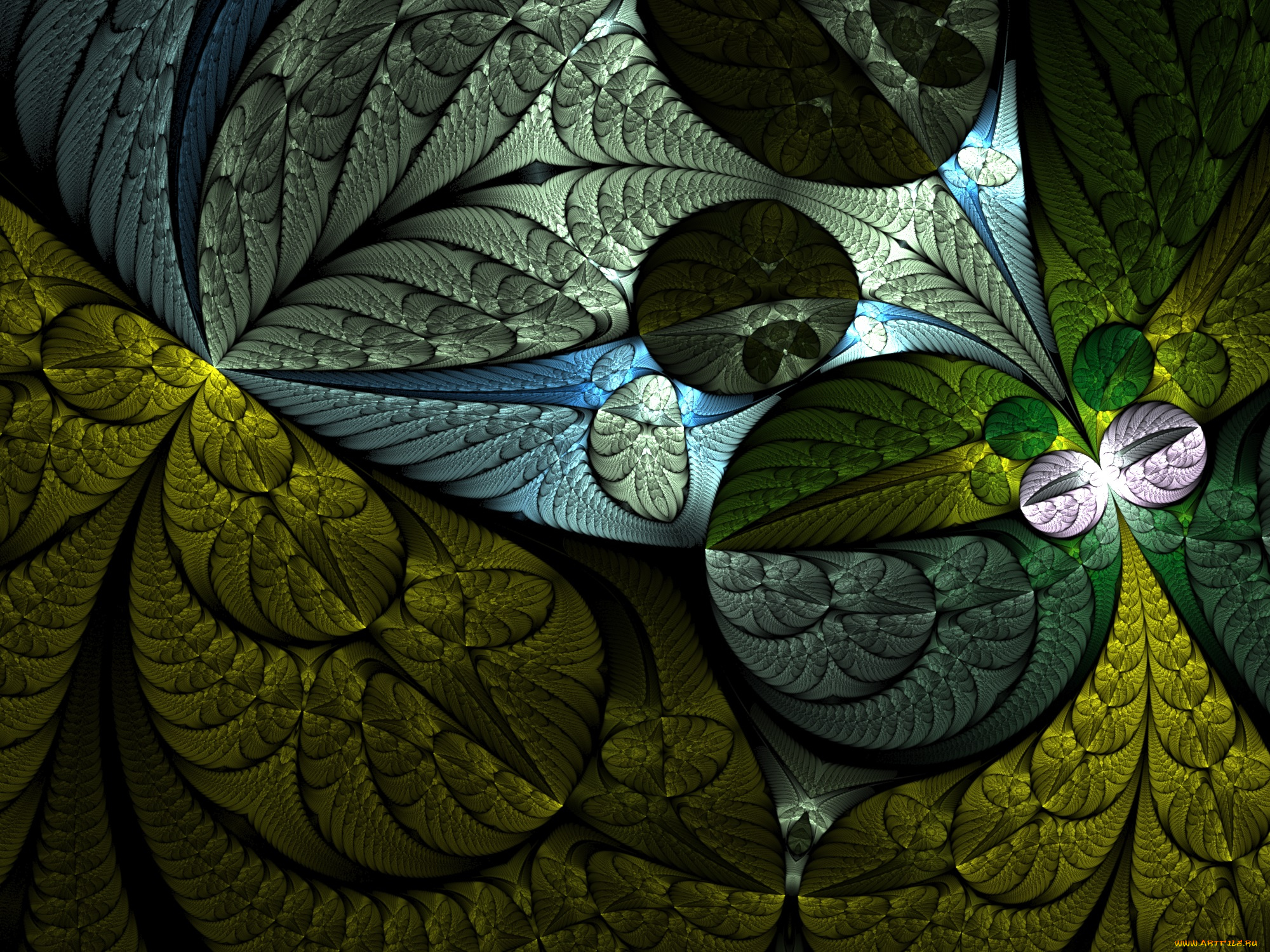 3д, графика, фракталы, , fractal, узор, фон, цвета