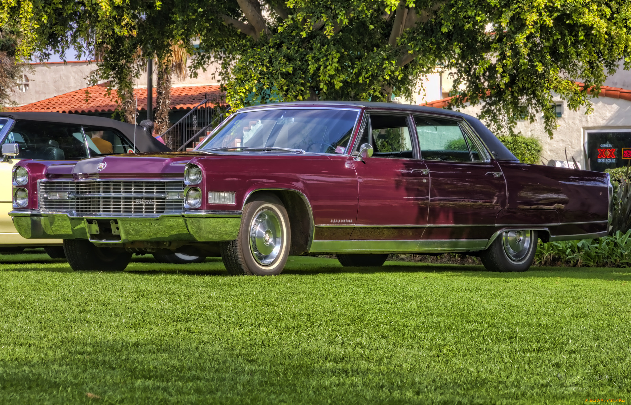 1966, cadillac, fleetwood, brougham, автомобили, выставки, и, уличные, фото, выставка, автошоу