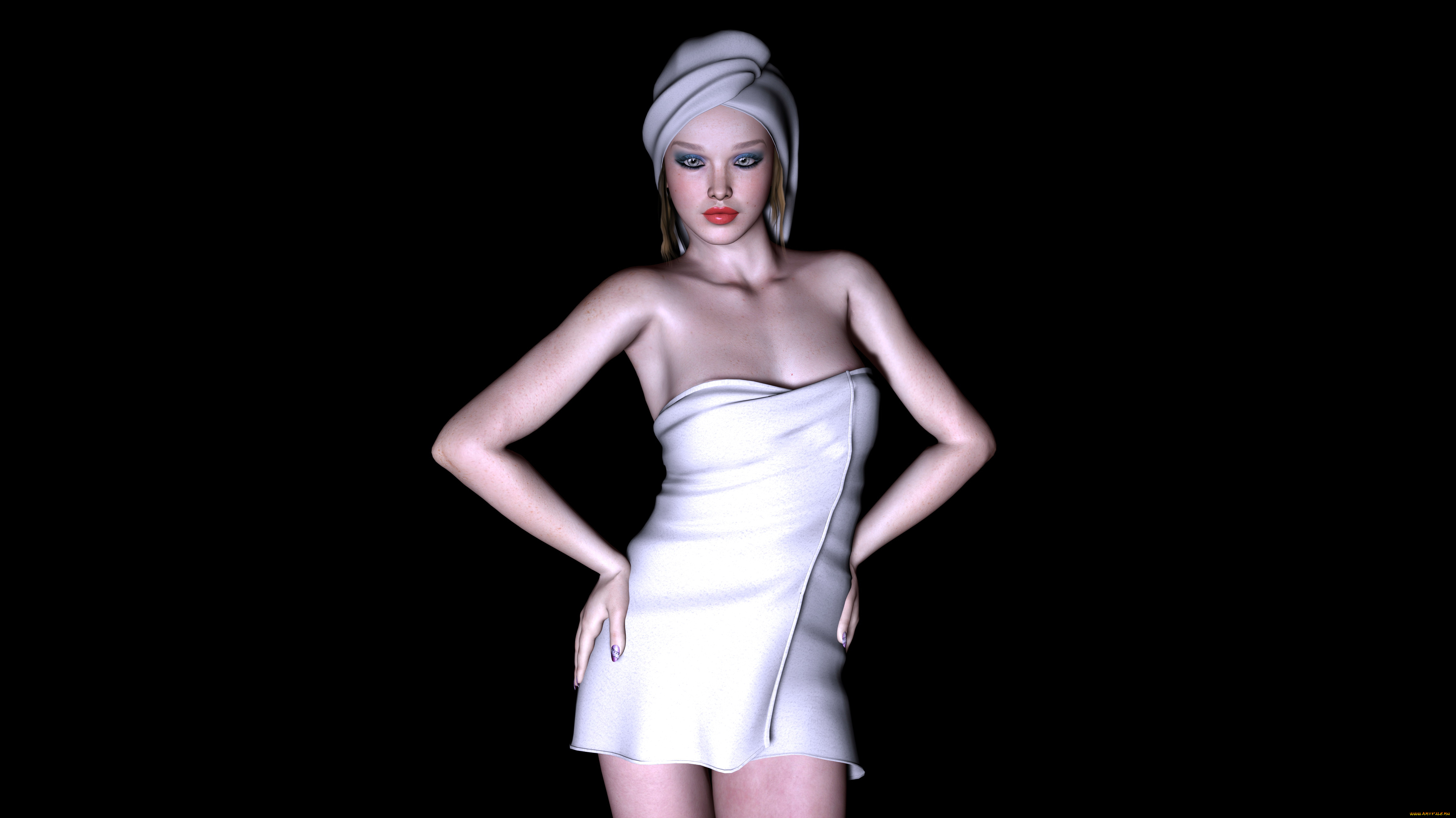 3д, графика, люди, , people, фон, взгляд, девушка