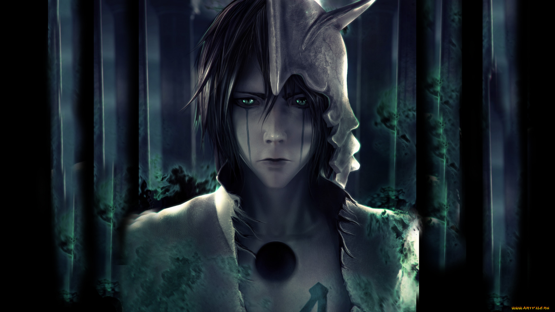 аниме, bleach, взгляд, 4, эспада, парень, аранкар, улькиорра, шиффер, блич