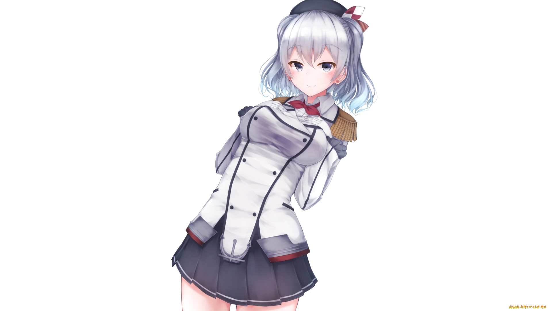 аниме, kantai, collection, waterdog, девушка, kantai, collection, фон, арт