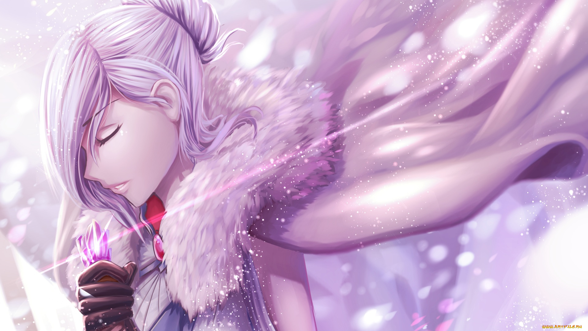 аниме, rwby, девушка, арт, weiss, schnee