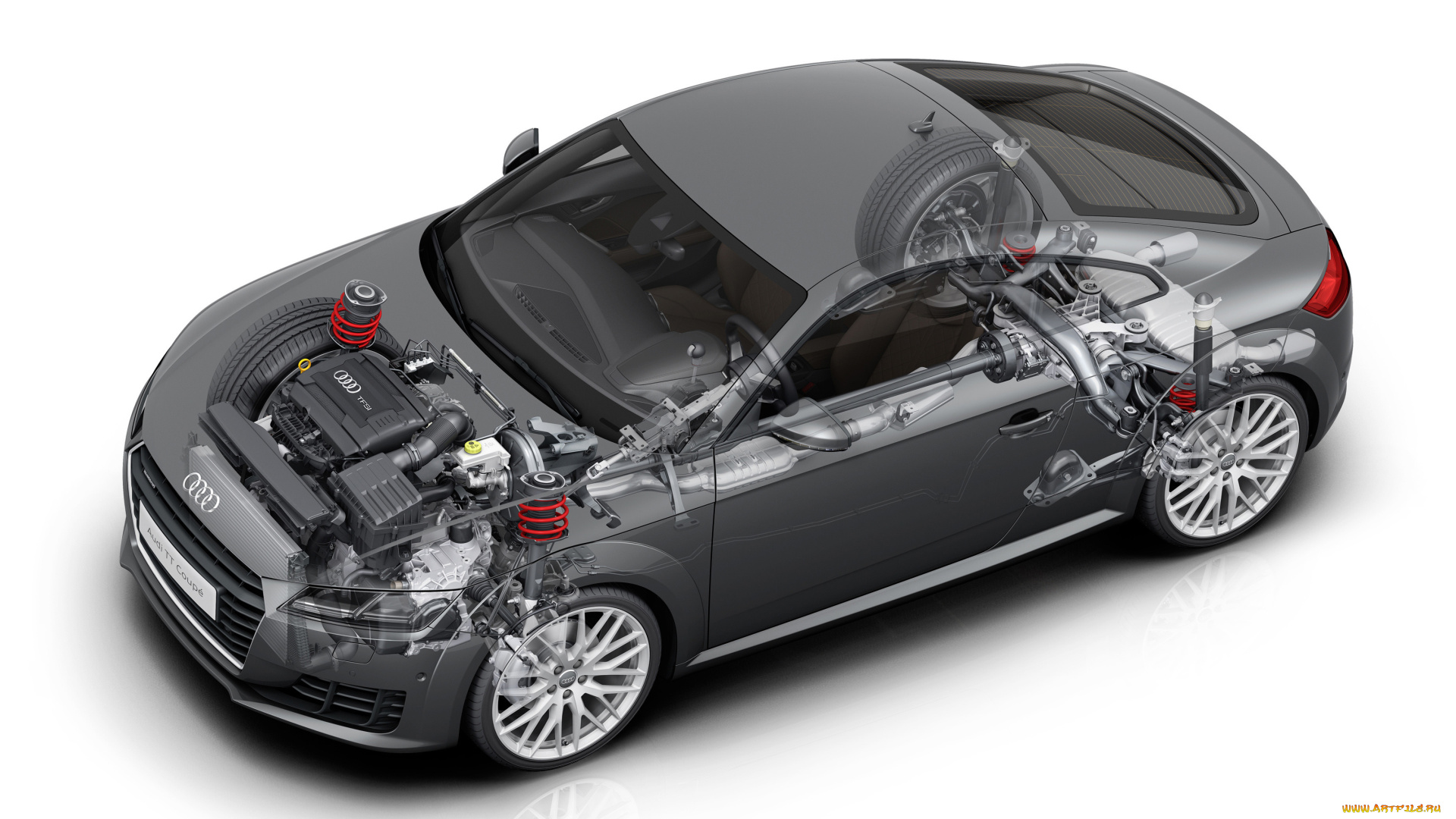 автомобили, рентген, audi, tt, coupе, 2014г, tfsi, 8s