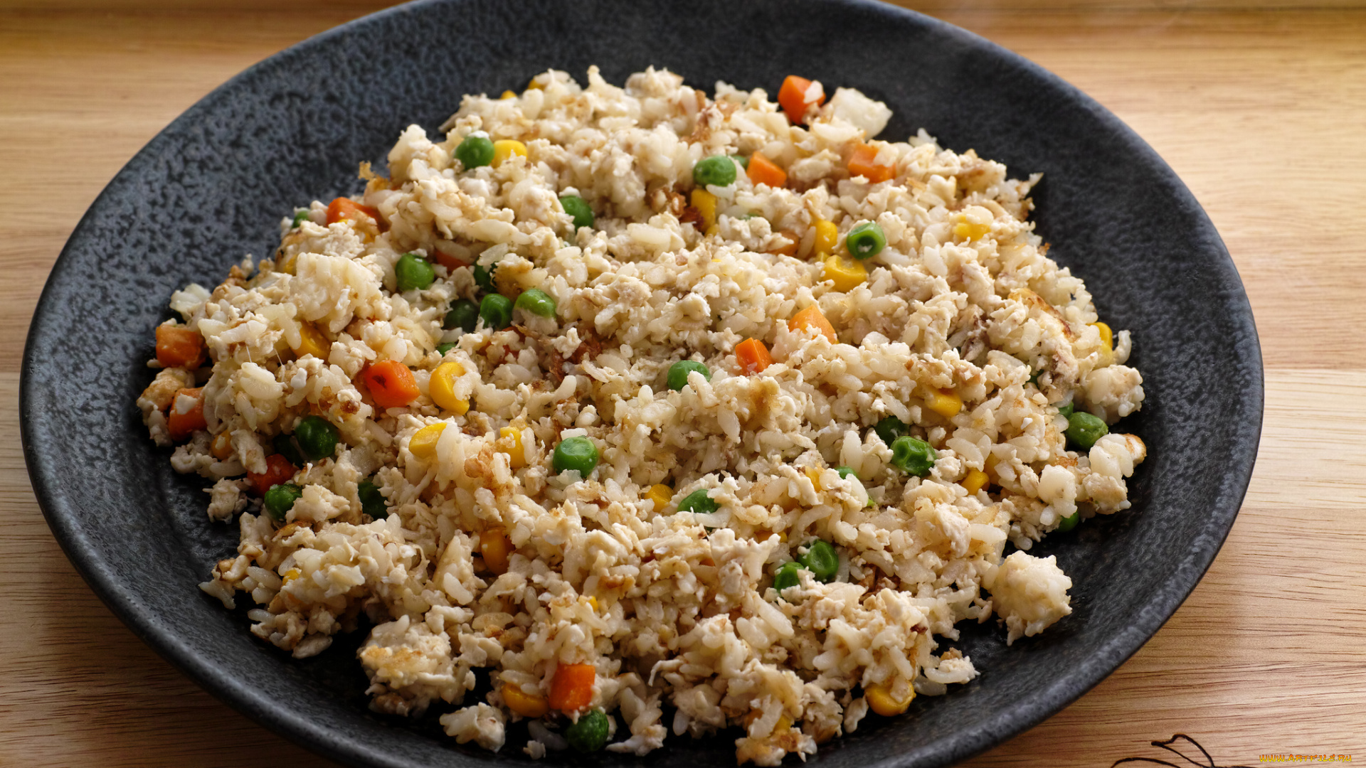 еда, вторые, блюда, рис, мясо, овощи