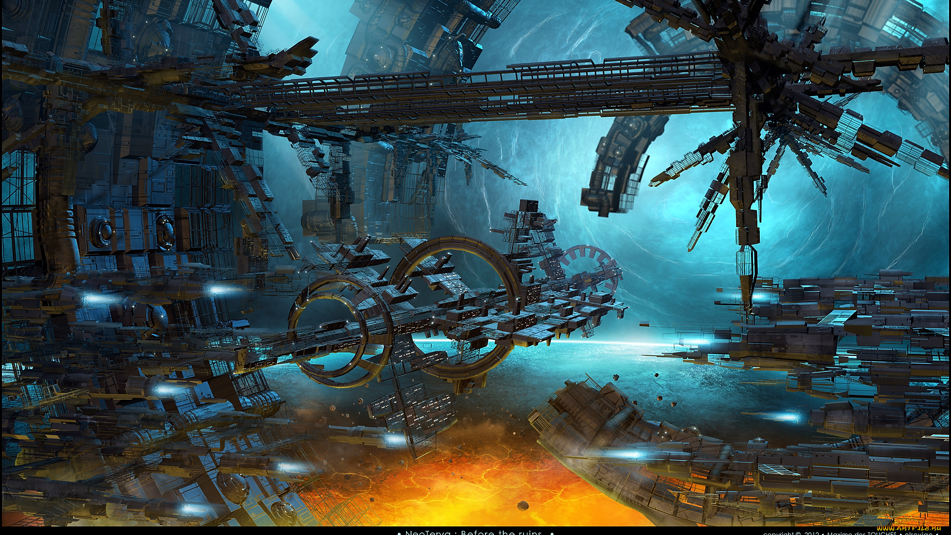 фэнтези, космические, корабли, , звездолеты, , станции, железо, арт, строения